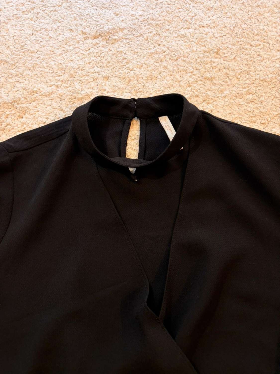 👚 Blouse Zara Trafaluc - Noir - Col V - Femme (S)