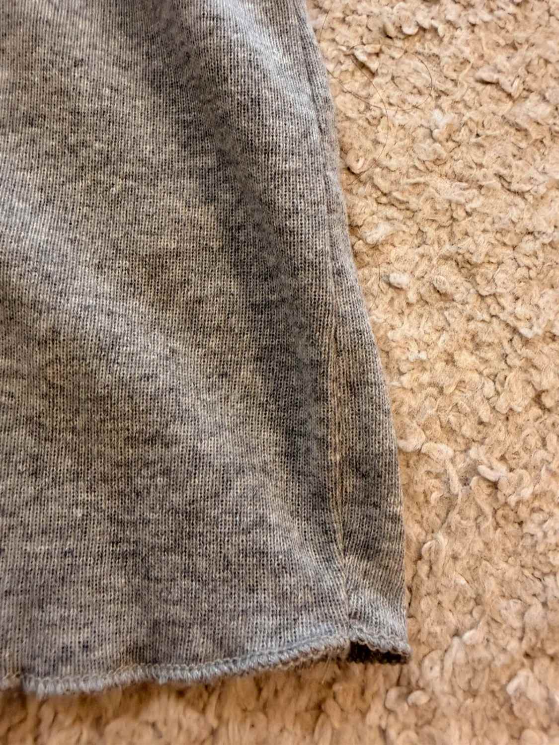 👚 Blouse Zara - Gris - Col V - Femme (S)