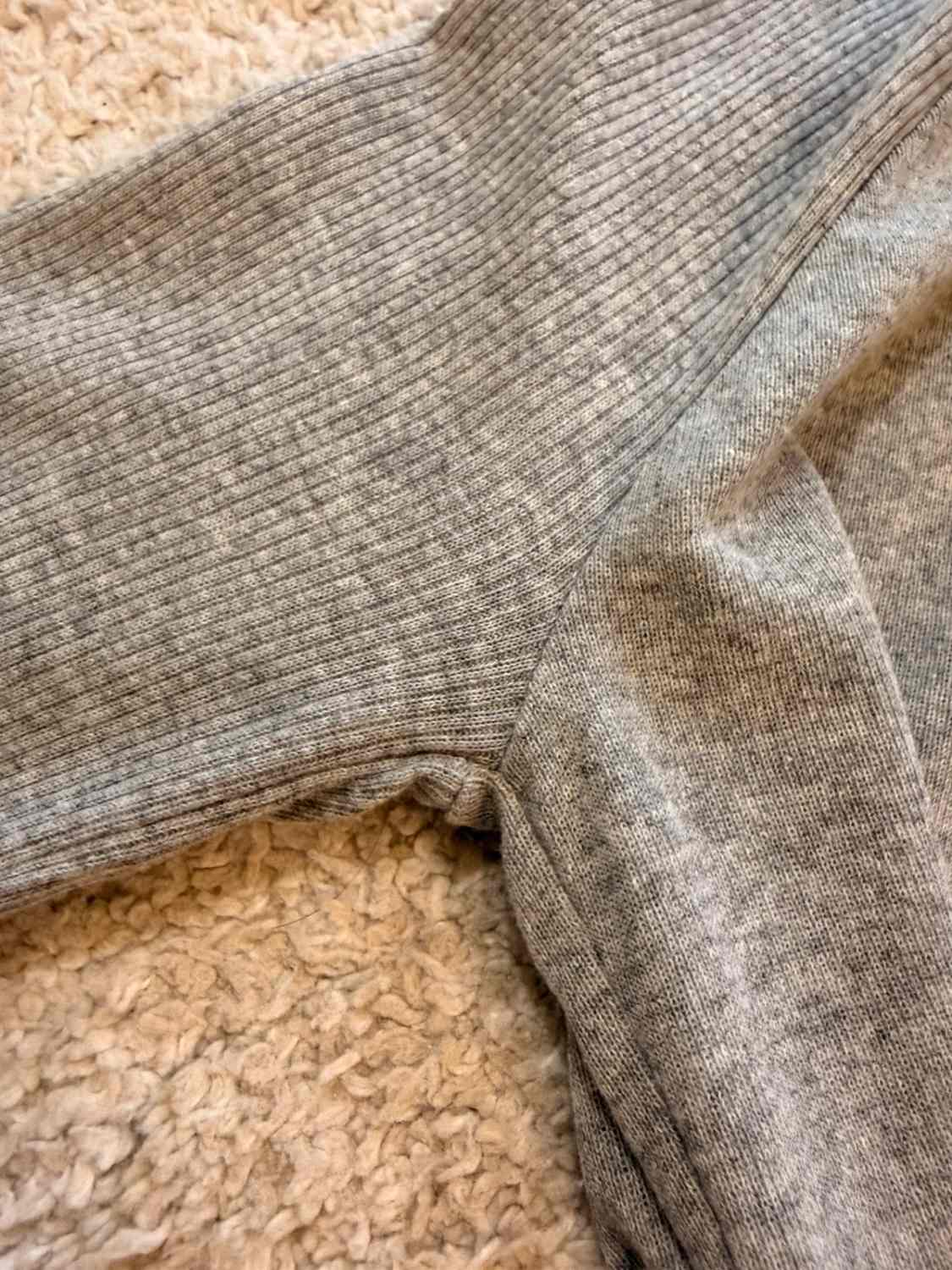👚 Blouse Zara - Gris - Col V - Femme (S)