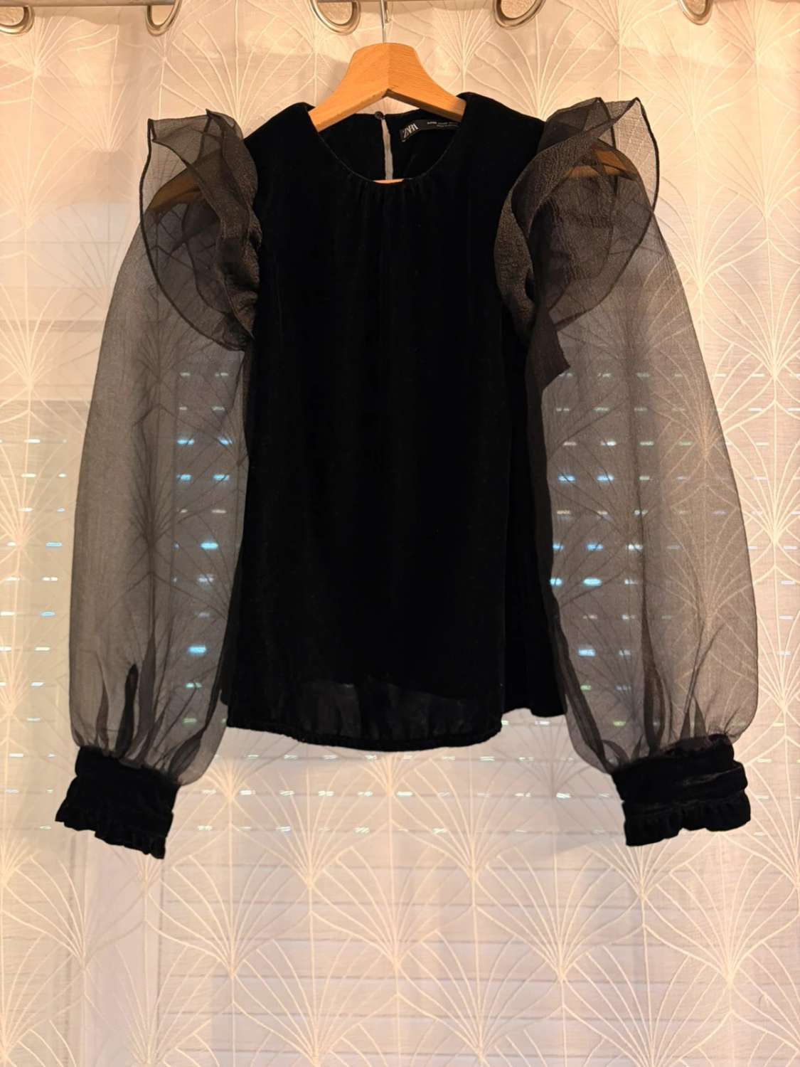 👚 Blouse Zara - Noir - Femme (XS)