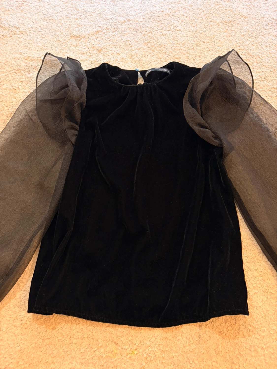 👚 Blouse Zara - Noir - Femme (XS)
