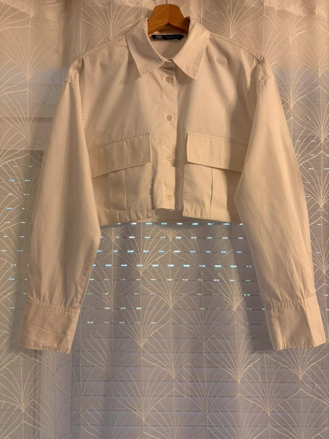 👚 Blouse Zara - Blanc - Crop Top - Femme (S)