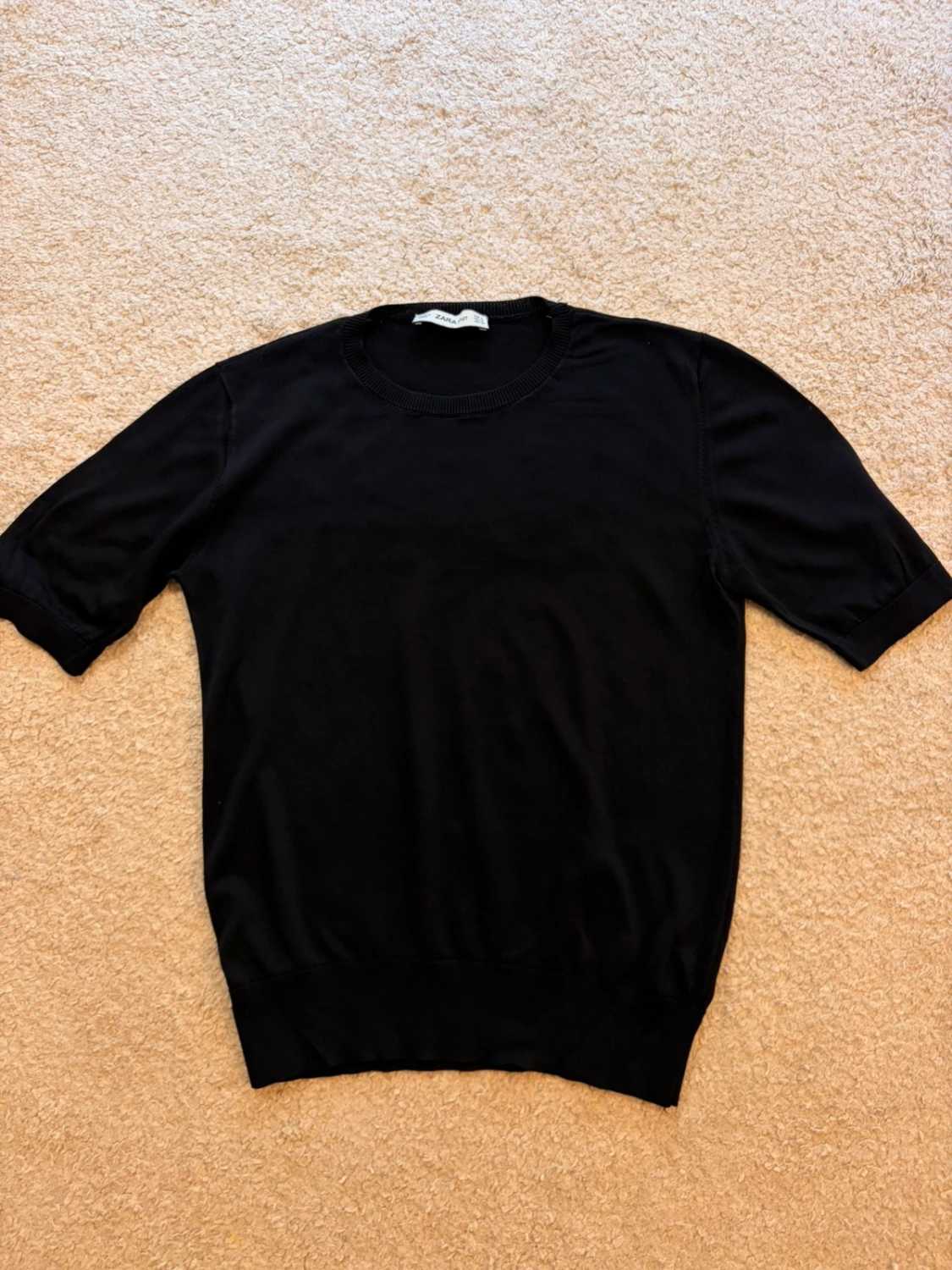 👚 Top Zara Knit - Noir - Femme (M)