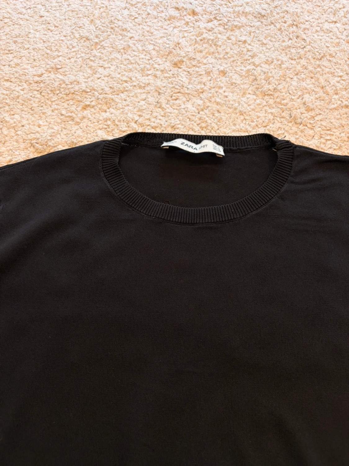 👚 Top Zara Knit - Noir - Femme (M)