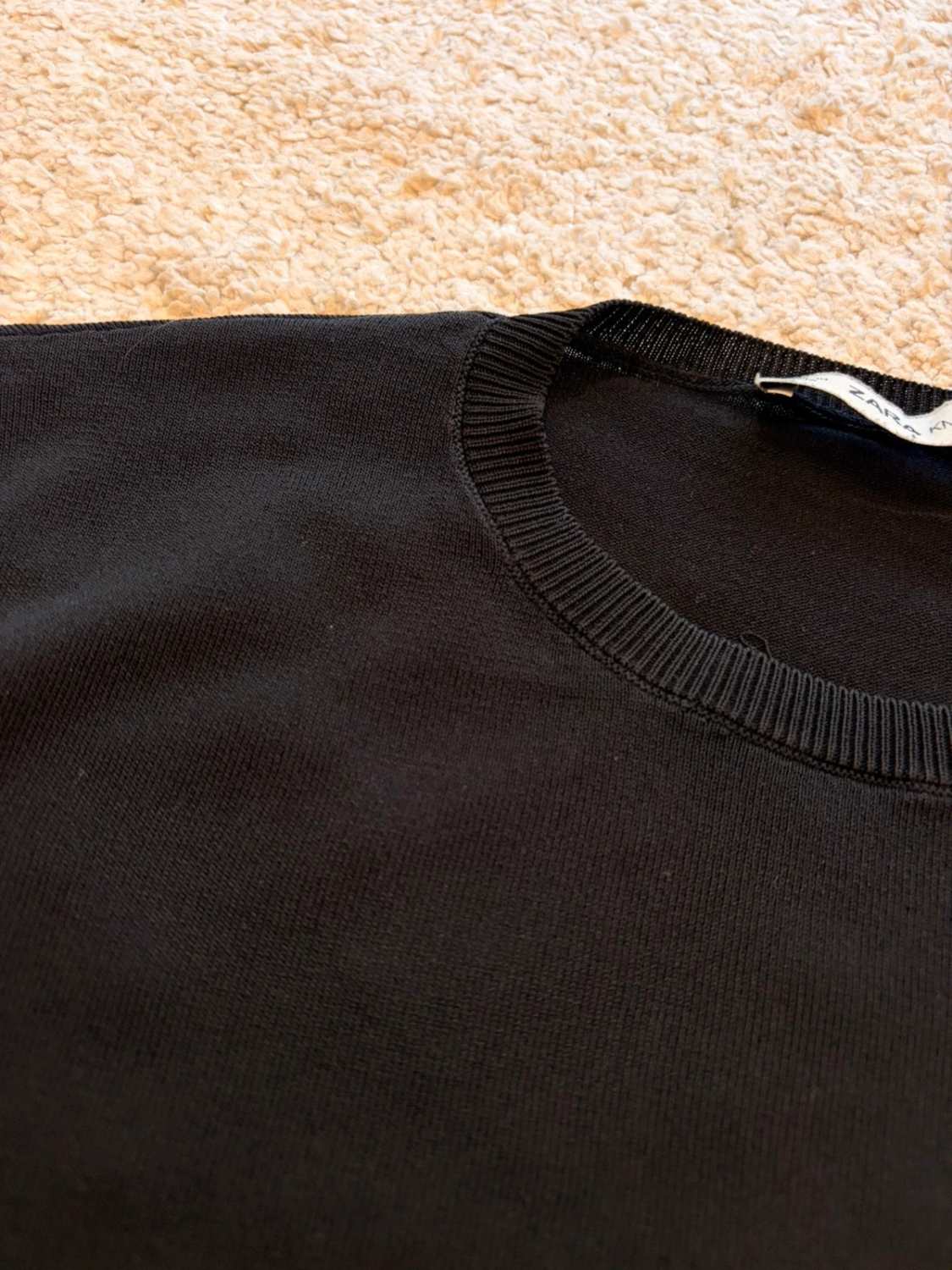 👚 Top Zara Knit - Noir - Femme (M)