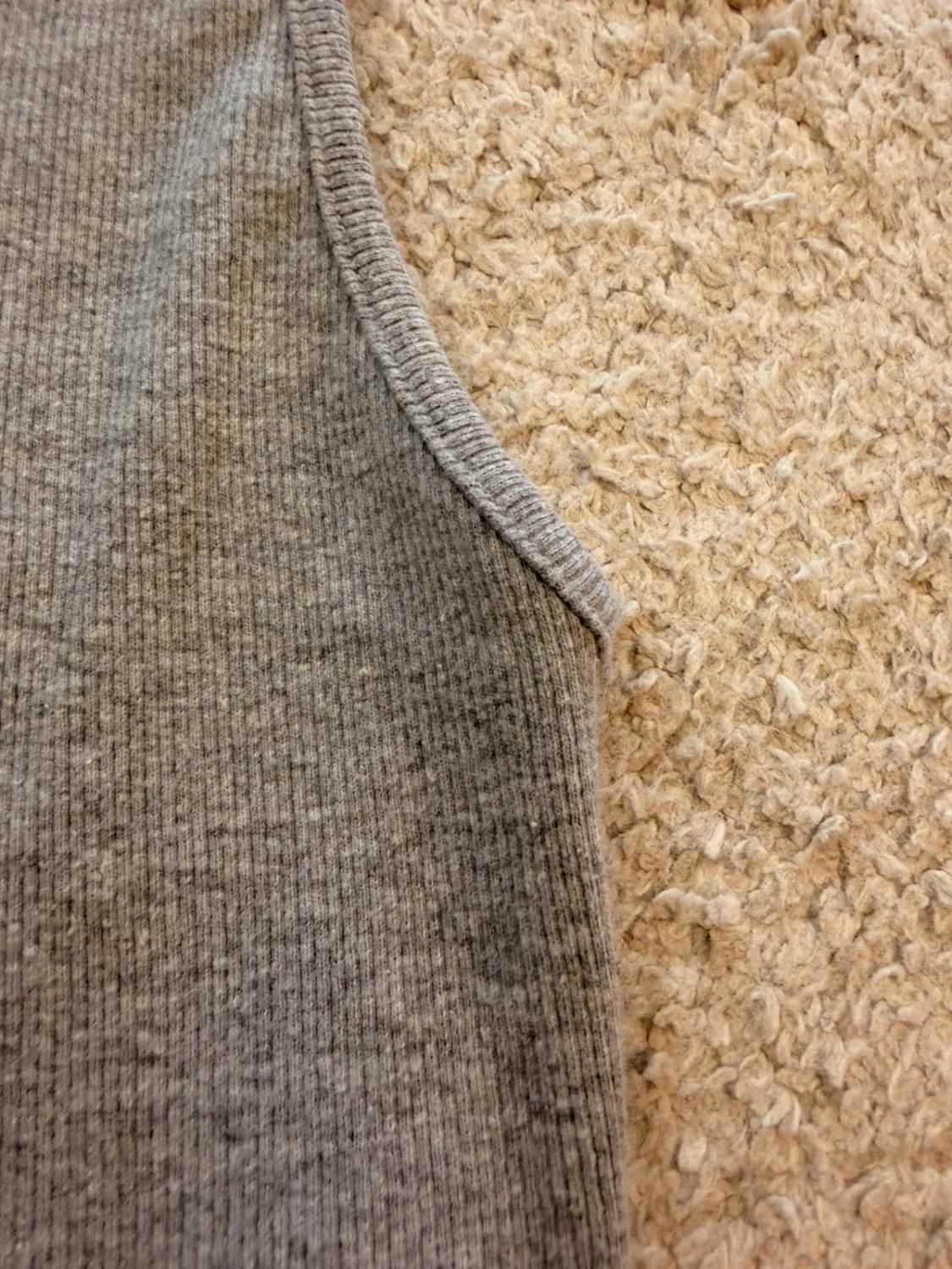 Top Col Roulé Zara Gris Sans Manches Femme - Taille M | Seconde Main