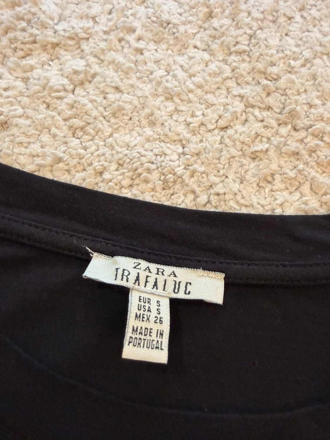 Top Zara Trafaluc Preto Mulher - Tamanho S | Segunda Mão