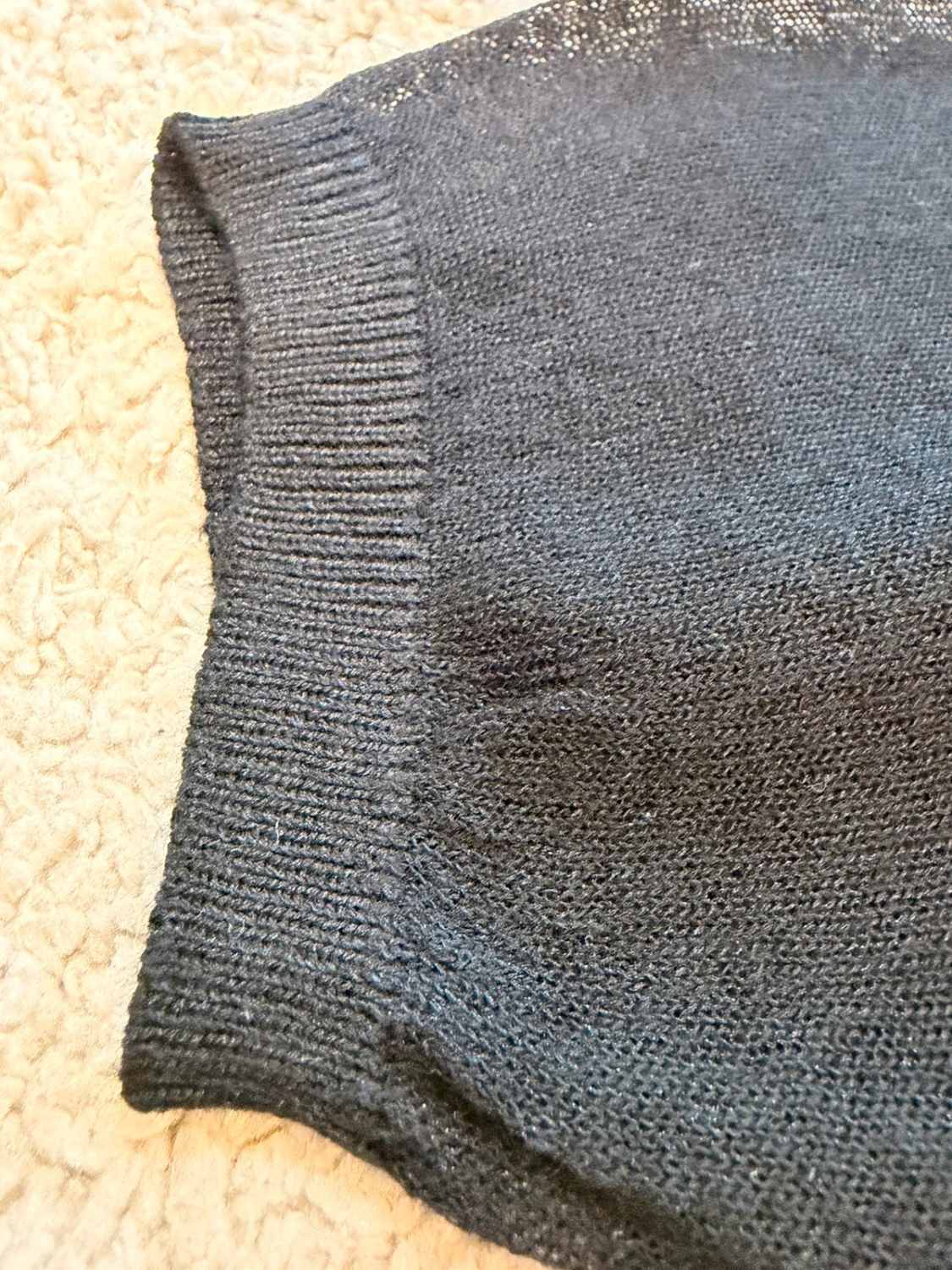 👚 Top Zara Knit - Noir - Translucide - Femme (S)