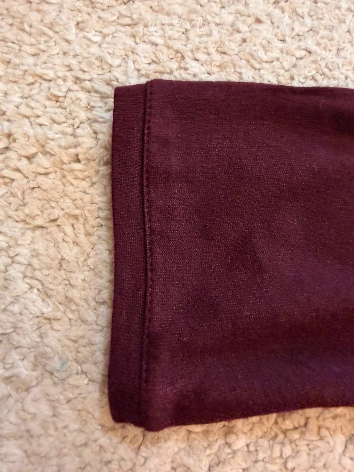 👚 Top Zara - Bordeaux - Col V - Femme (M)