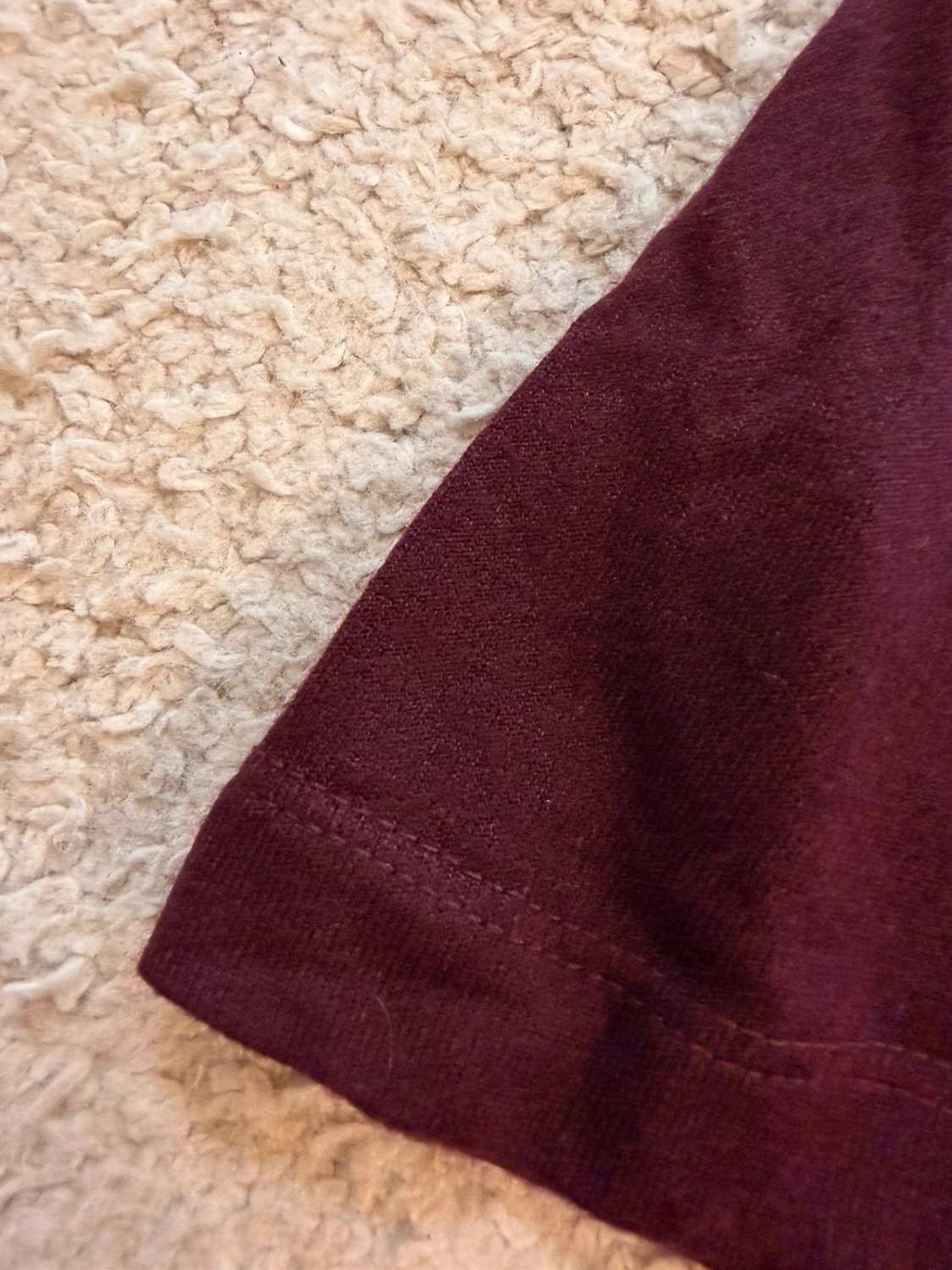 👚 Top Zara - Bordeaux - Col V - Femme (M)