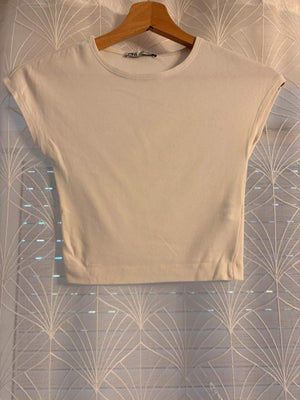👚 Top Zara - Blanc - Femme (S)