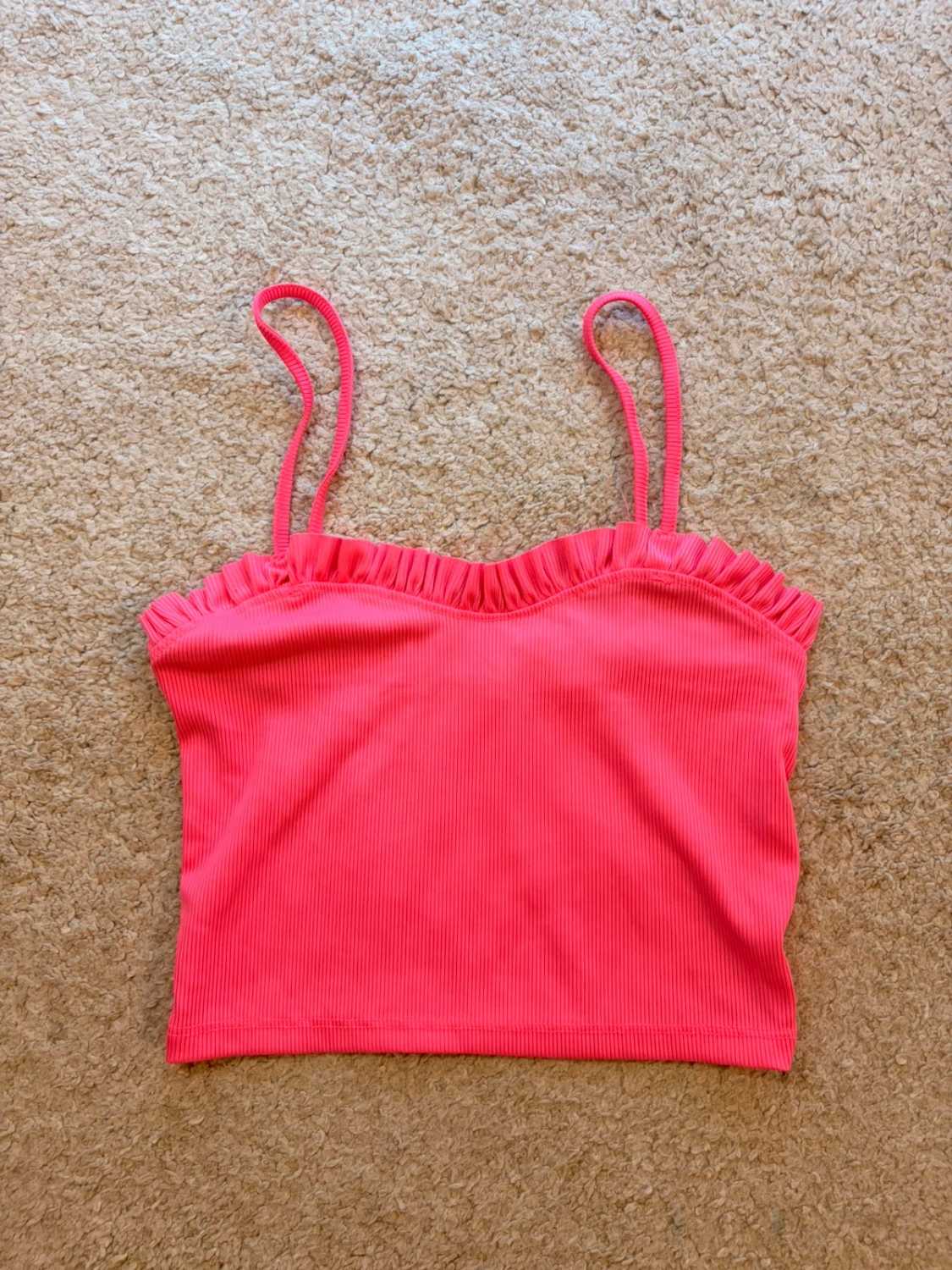 👚 Top Zara à Bretelles - Fuchsia - Femme (M)