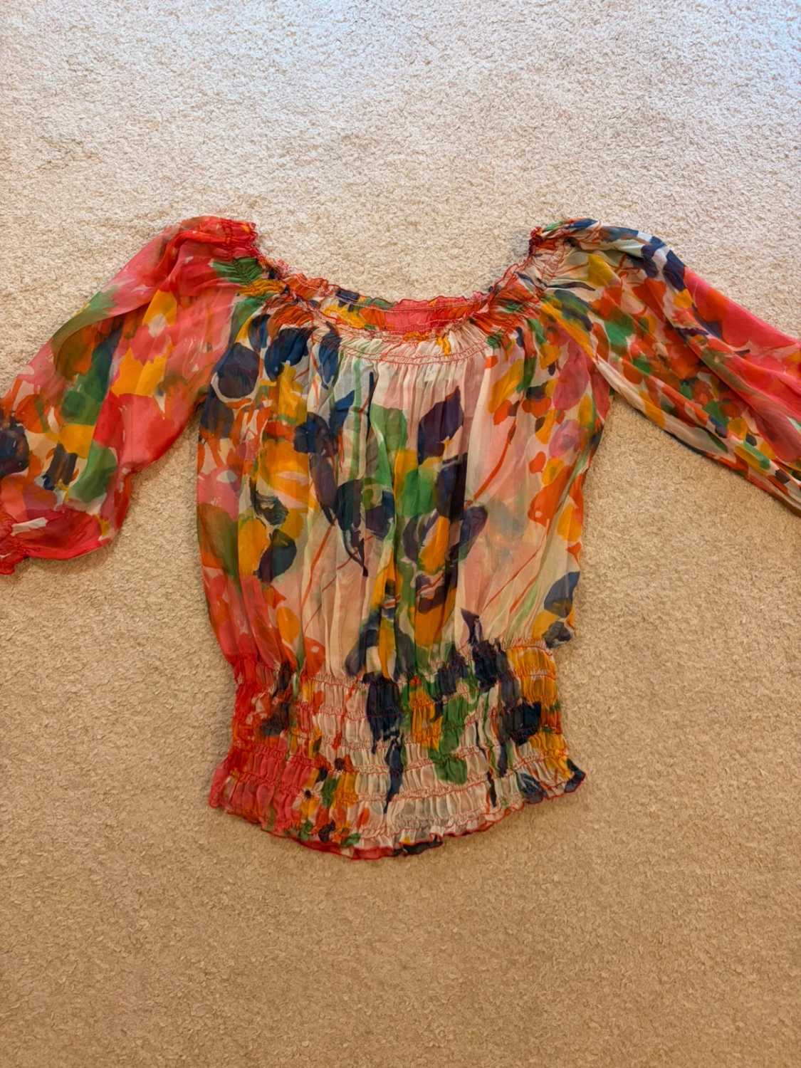 👚 Top Zara Basic - Multicolore - Femme (S)