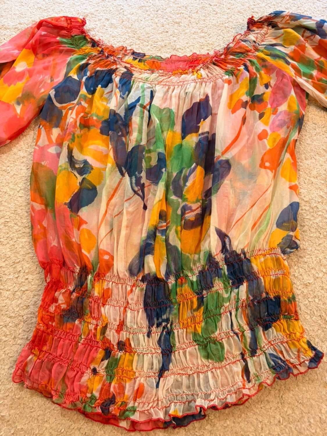 👚 Top Zara Basic - Multicolore - Femme (S)
