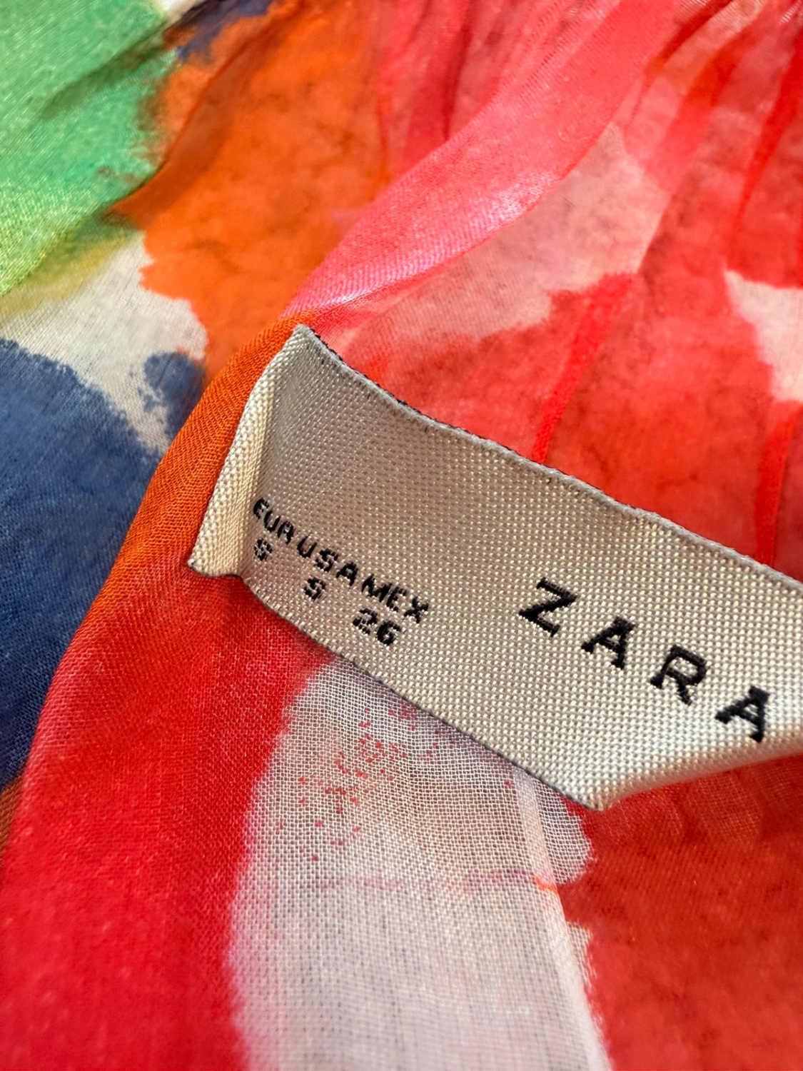 👚 Top Zara Basic - Multicolore - Femme (S)