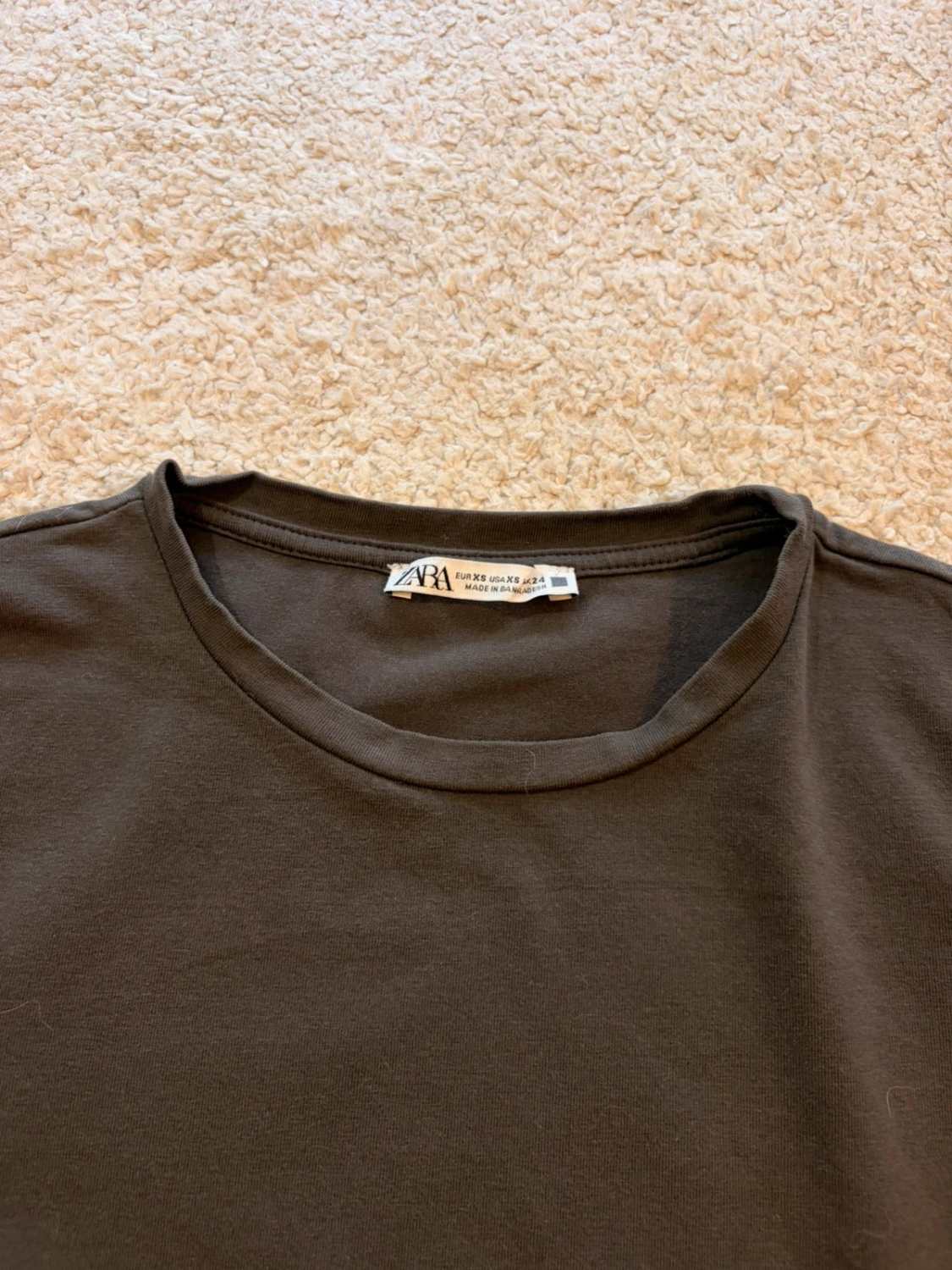 👚 Top Zara - Gris Foncé - Femme (XS)