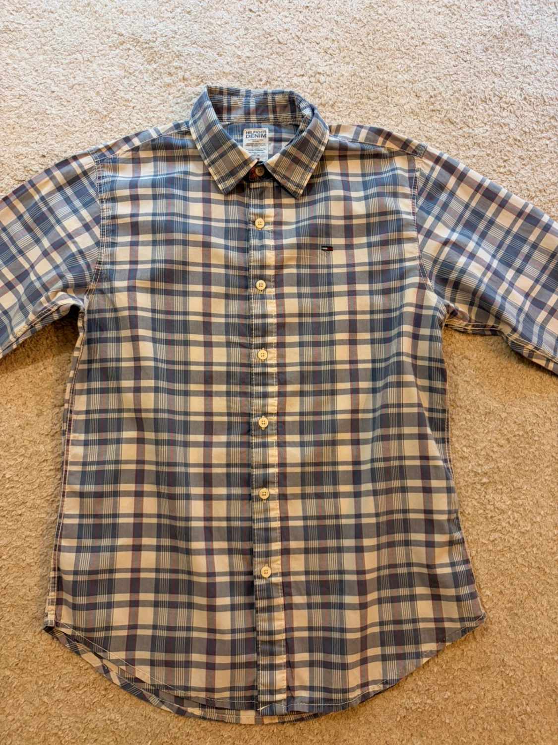 Chemise Hilfiger Denim - Carreaux - Homme (S)