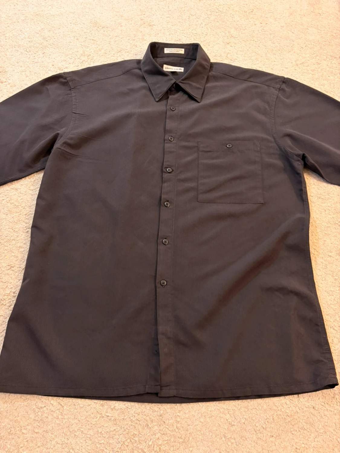 Camicia Pierre Cardin - Nero con motivi - Uomo (L)