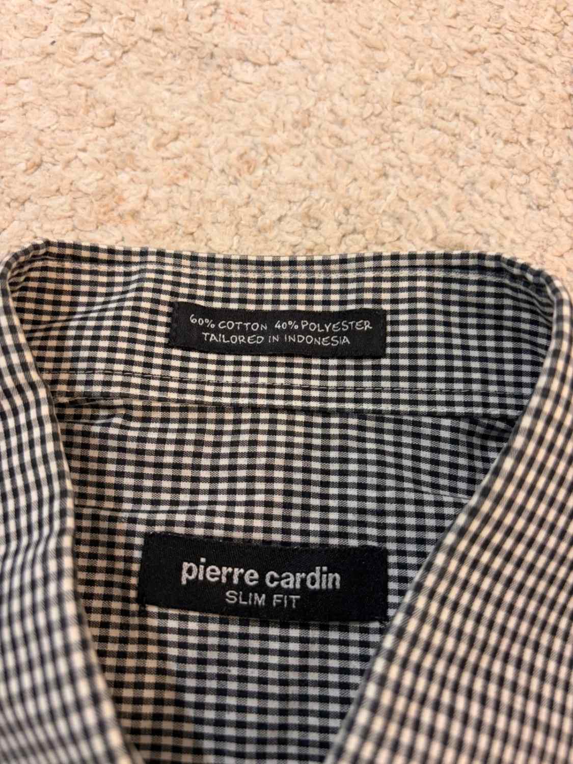 Camicia Pierre Cardin Slim Fit - Quadri - Uomo (L)