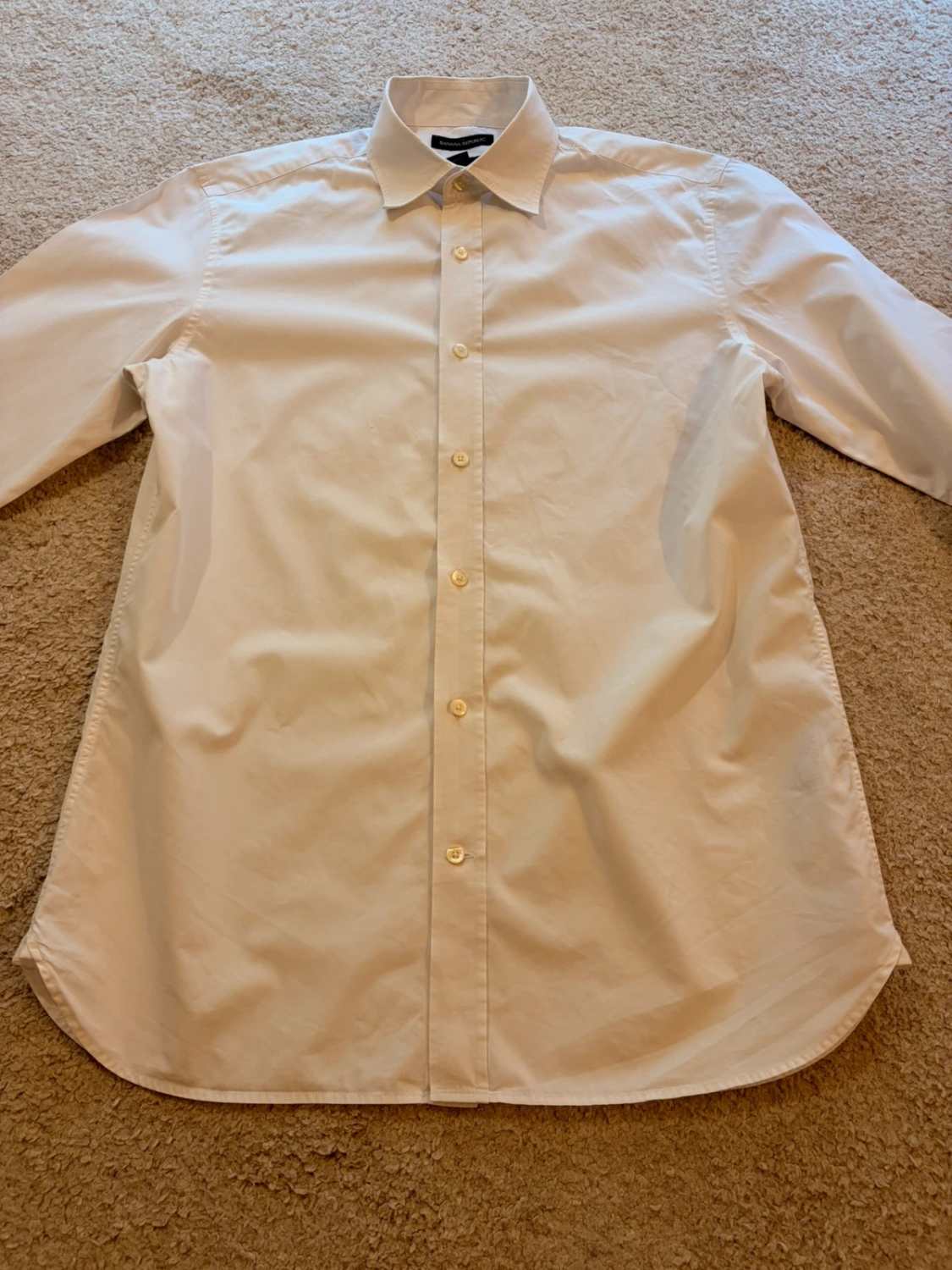 Camicia Banana Republic - Slim Fit - Bianco - Uomo (M)
