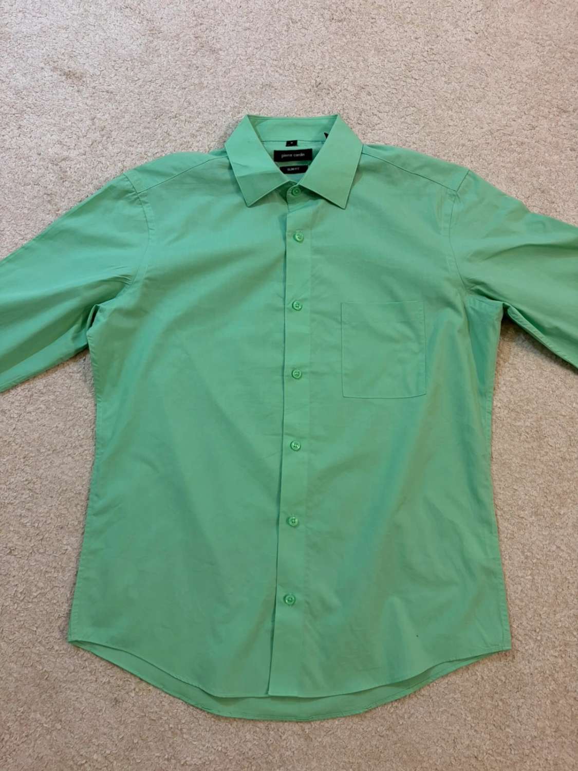 Chemise Pierre Cardin Slim Fit - Vert - Homme (M)