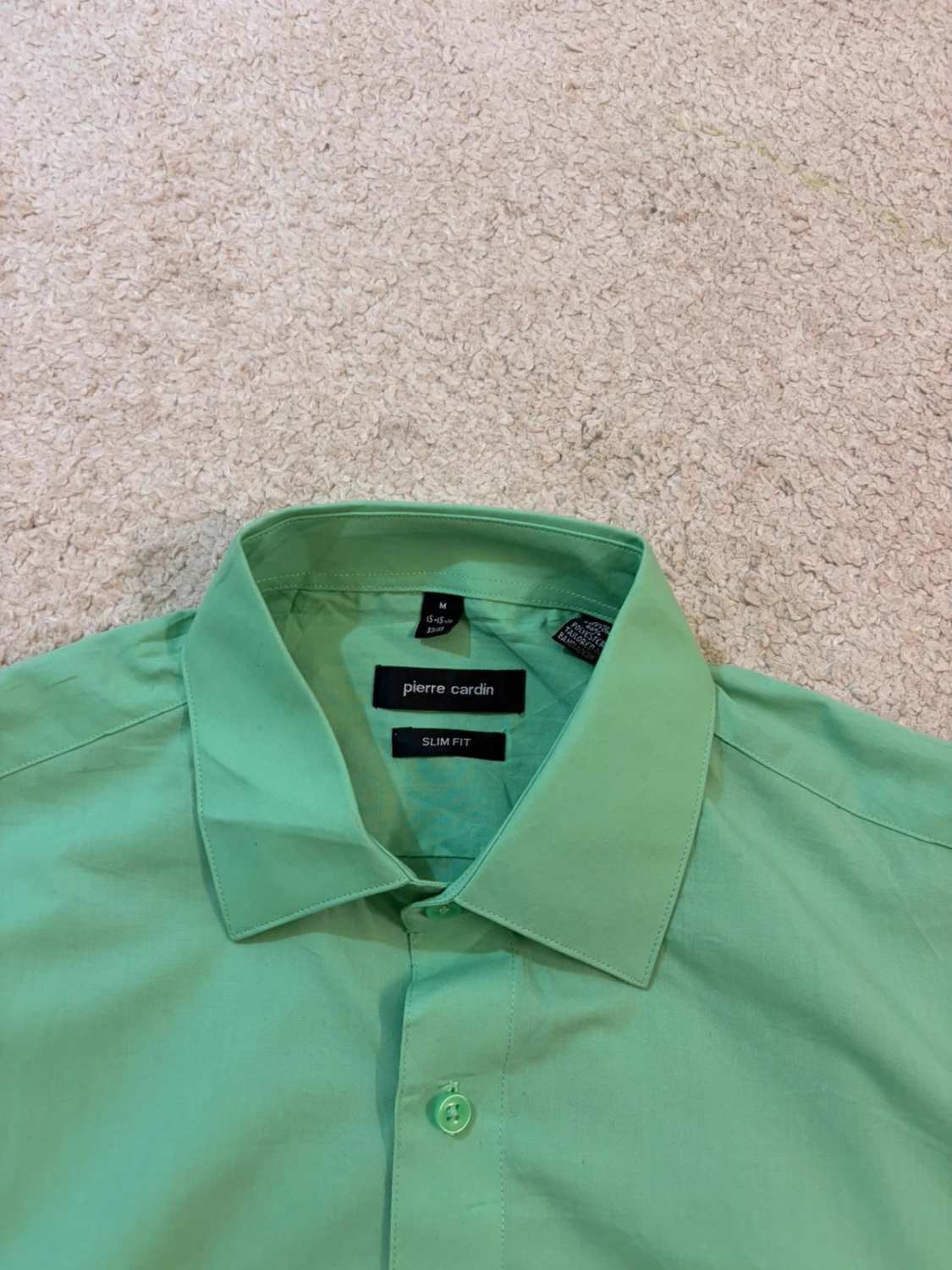 Chemise Pierre Cardin Slim Fit - Vert - Homme (M)