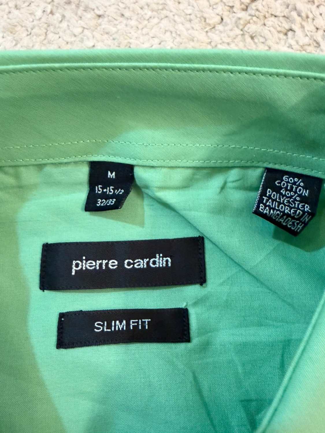 Chemise Pierre Cardin Slim Fit - Vert - Homme (M)