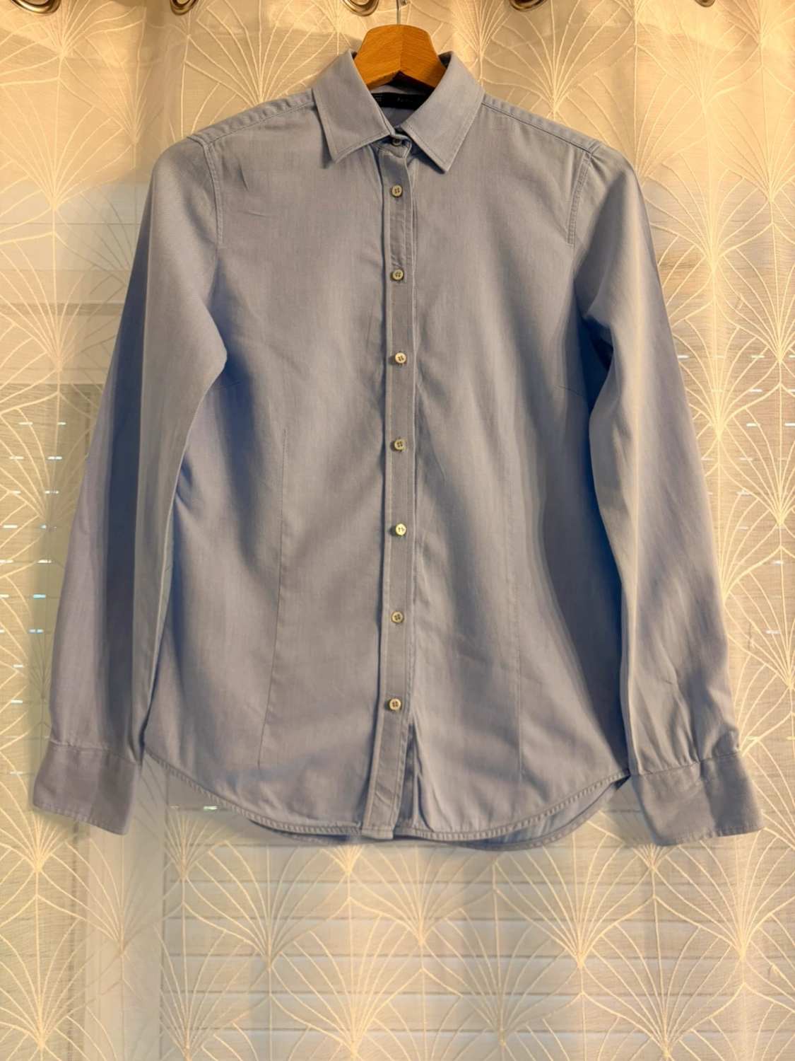 👕 Camisa Zara Básica - Azul Claro - Mujer (XS)