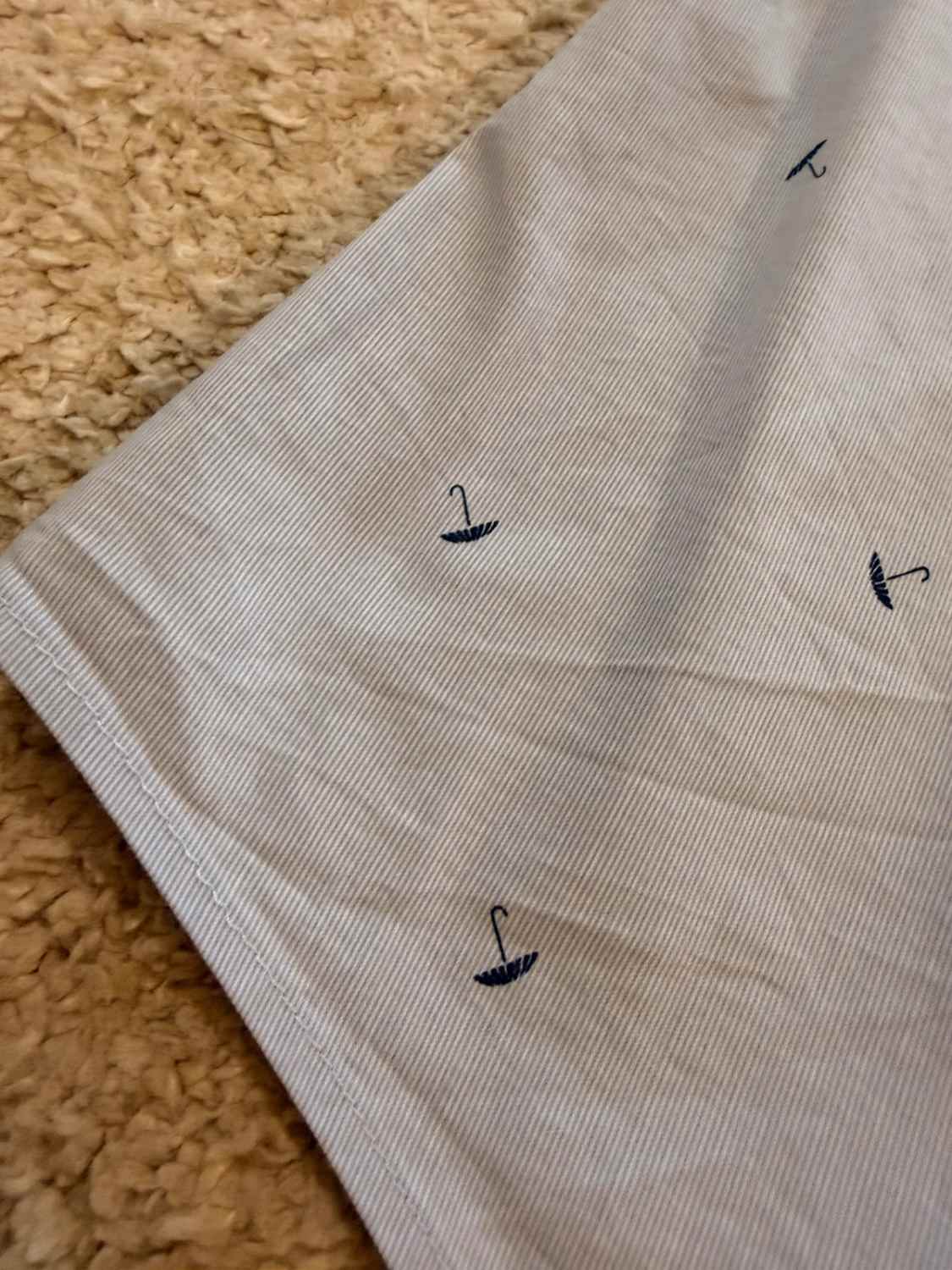 👕 Zara Basic Shirt - Striped - Umbrella Patterns - Women (L)