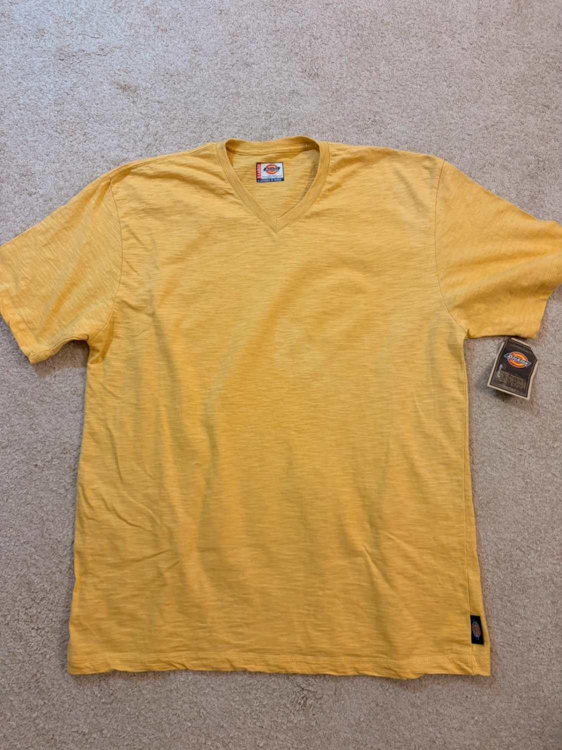 👕 T-shirt Dickies "A Legend in Work" - Moutarde - Neuf (XL)
