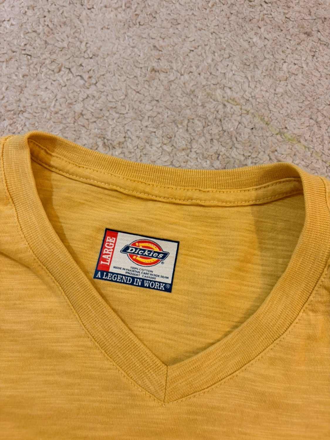 👕 T-shirt Dickies "A Legend in Work" - Jaune - Neuf (L)