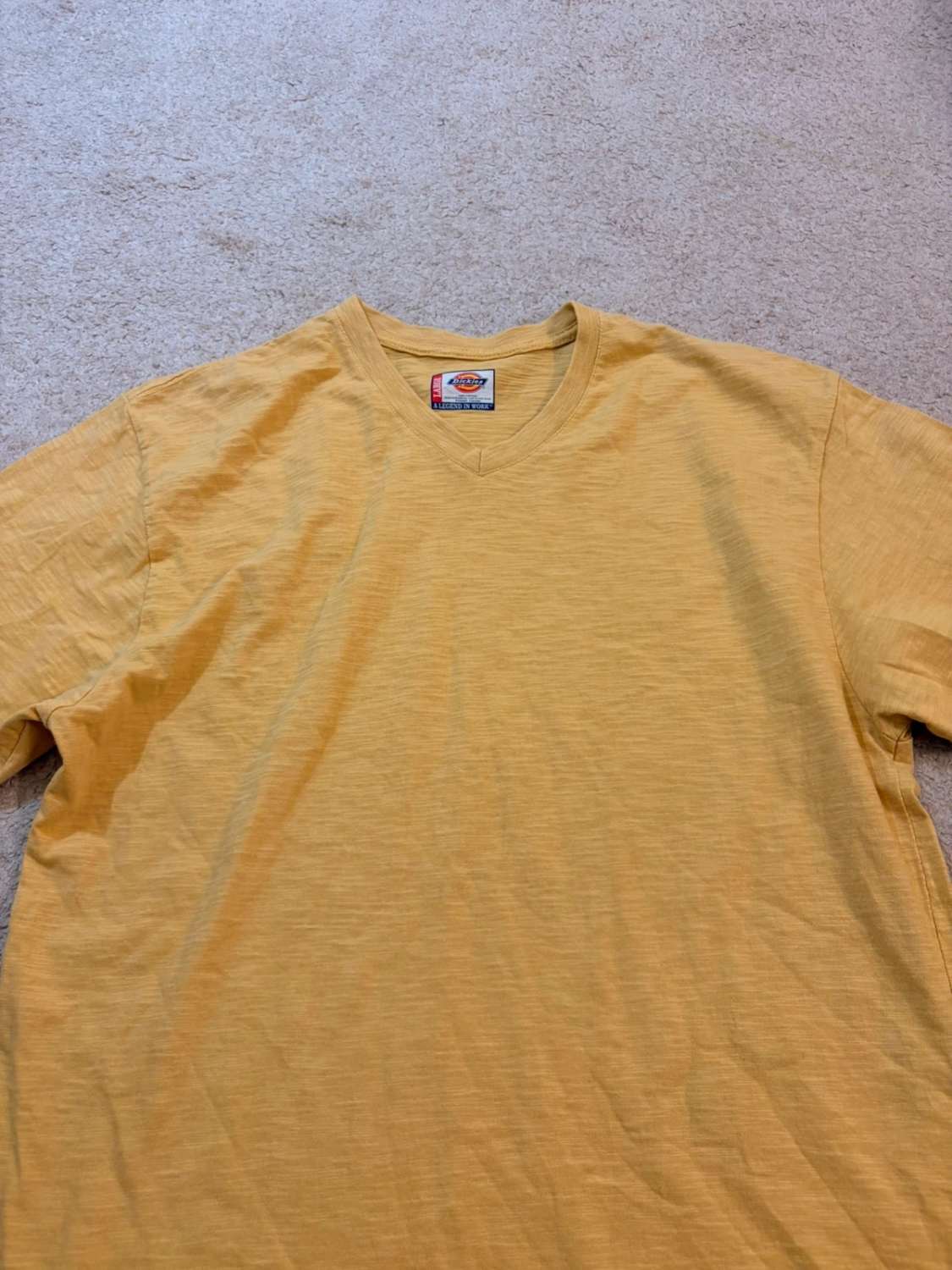 👕 T-shirt Dickies "A Legend in Work" - Jaune - Neuf (L)