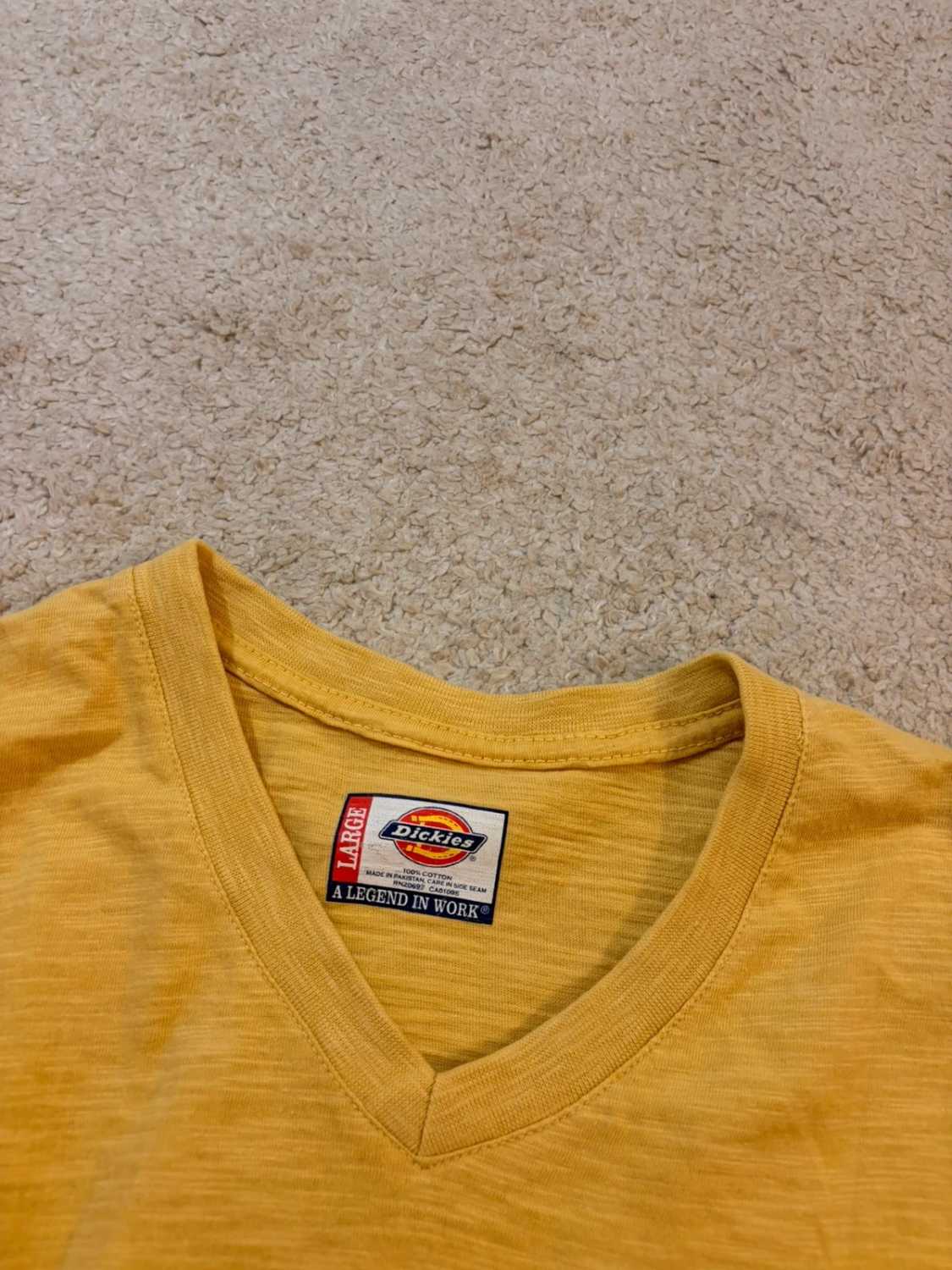 👕 T-shirt Dickies "A Legend in Work" - Jaune - Neuf (L)