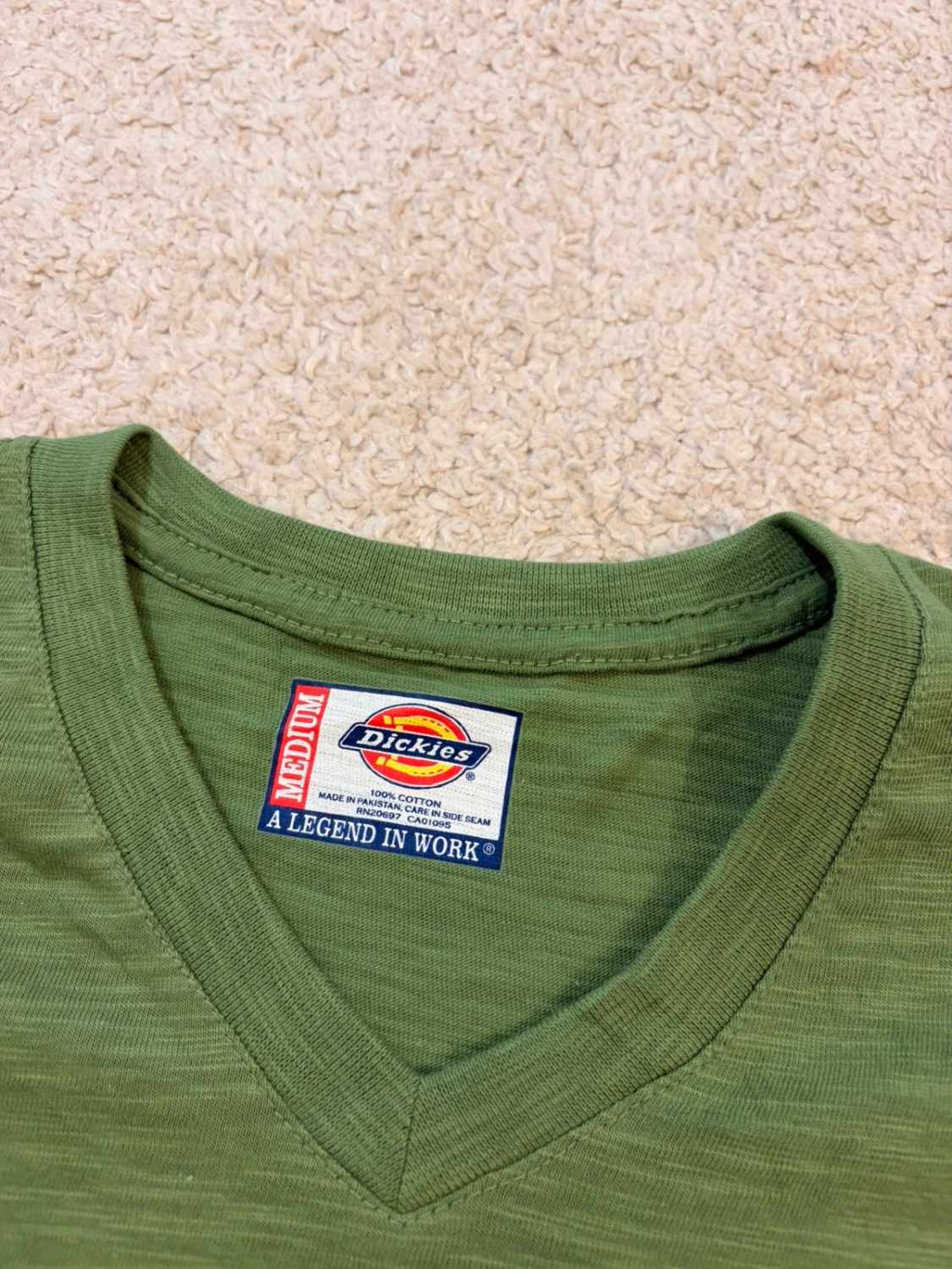 👕 T-shirt Dickies "A Legend in Work" - Vert - Neuf (M)