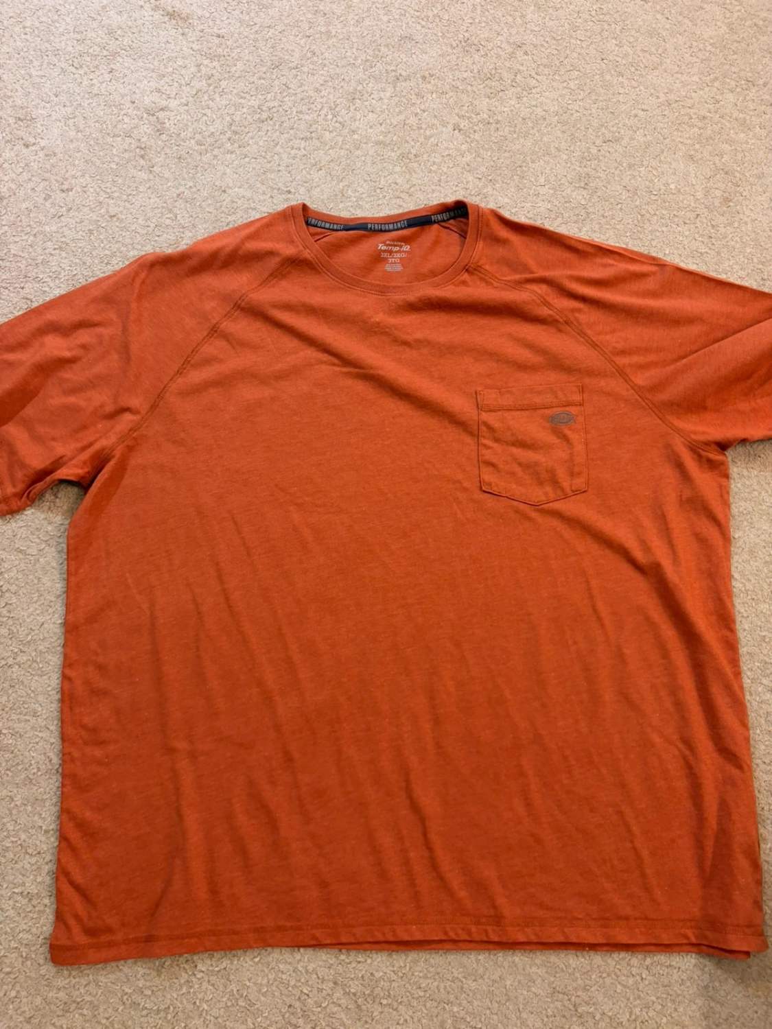 👕 T-shirt Dickies Temp-iQ Performance - Orange - Homme (3XL)