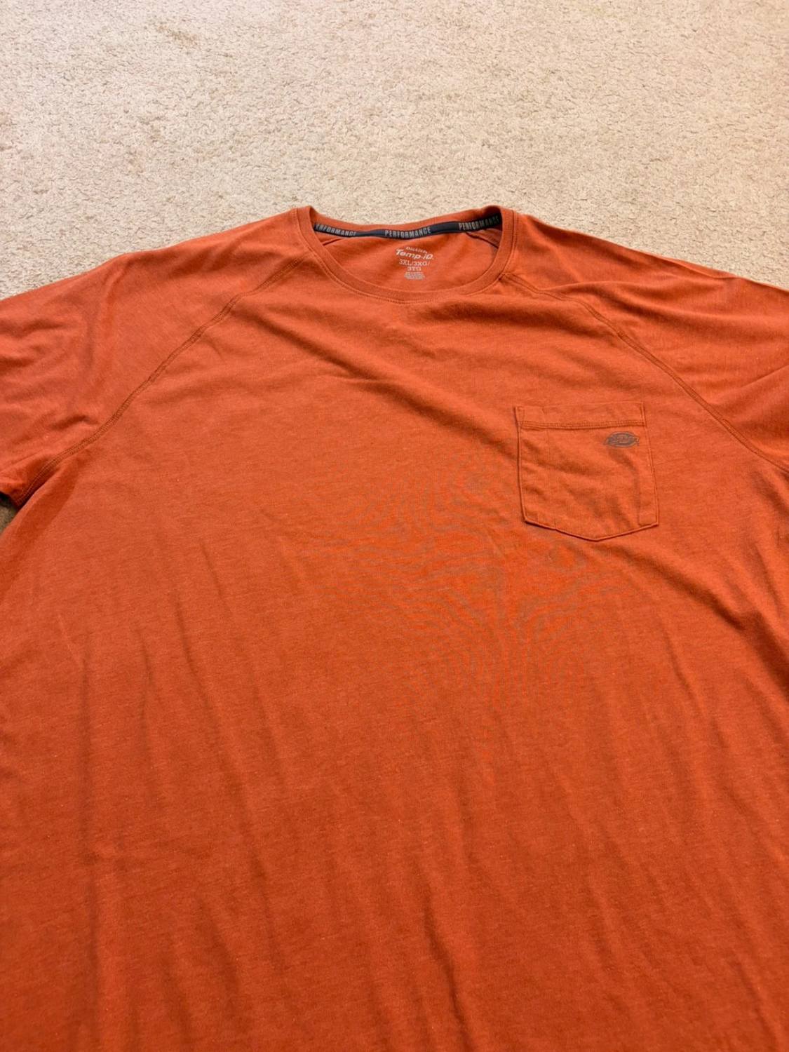 👕 T-shirt Dickies Temp-iQ Performance - Orange - Homme (3XL)