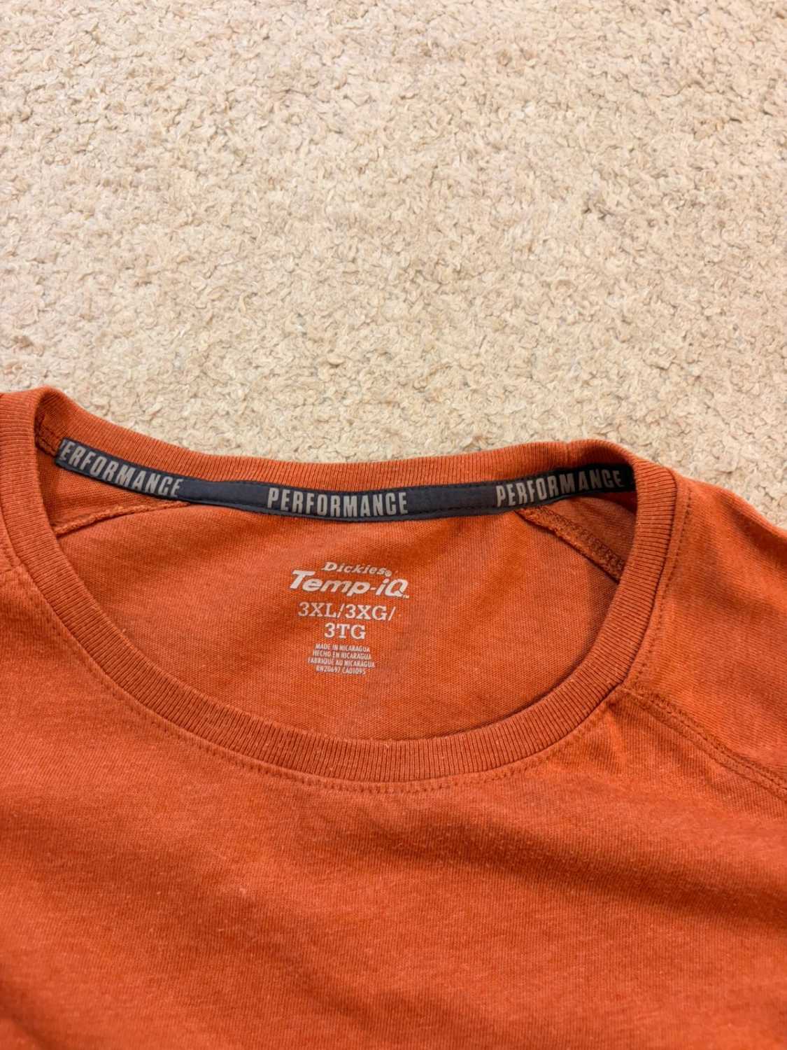 👕 T-shirt Dickies Temp-iQ Performance - Orange - Homme (3XL)