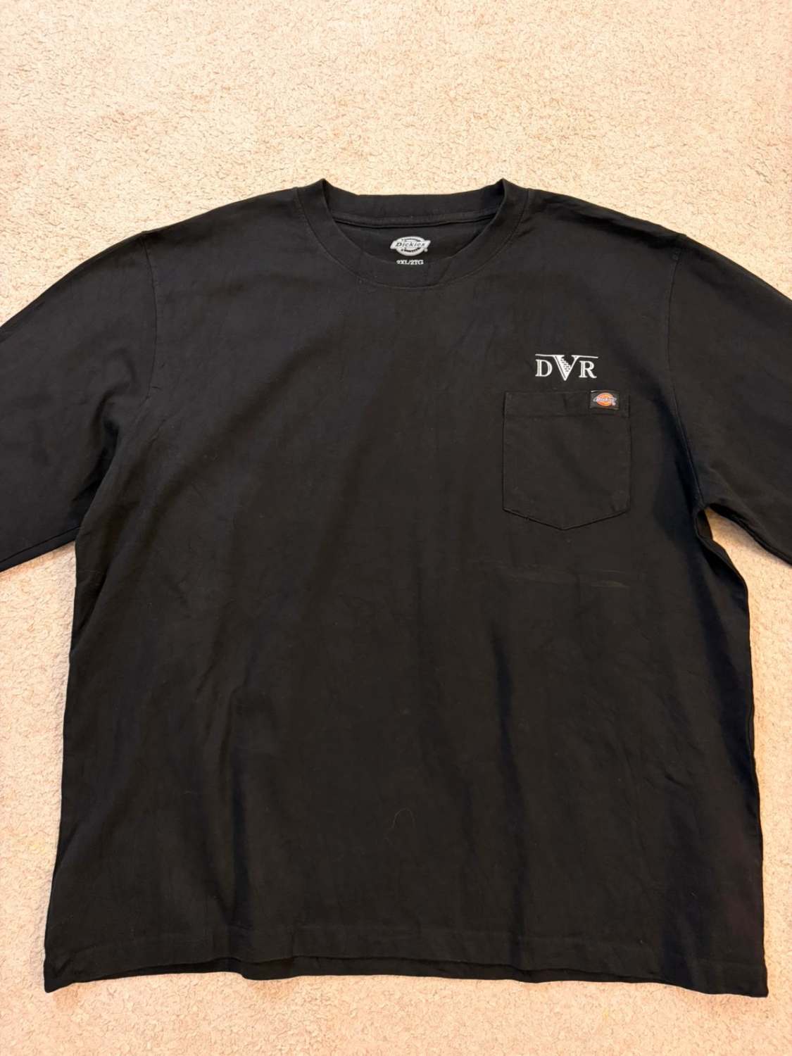 👕 T-shirt Dickies DVR - Noir - Manches Longues (2XL)
