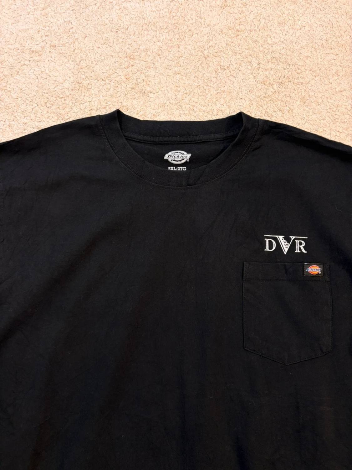 👕 T-shirt Dickies DVR - Noir - Manches Longues (2XL)