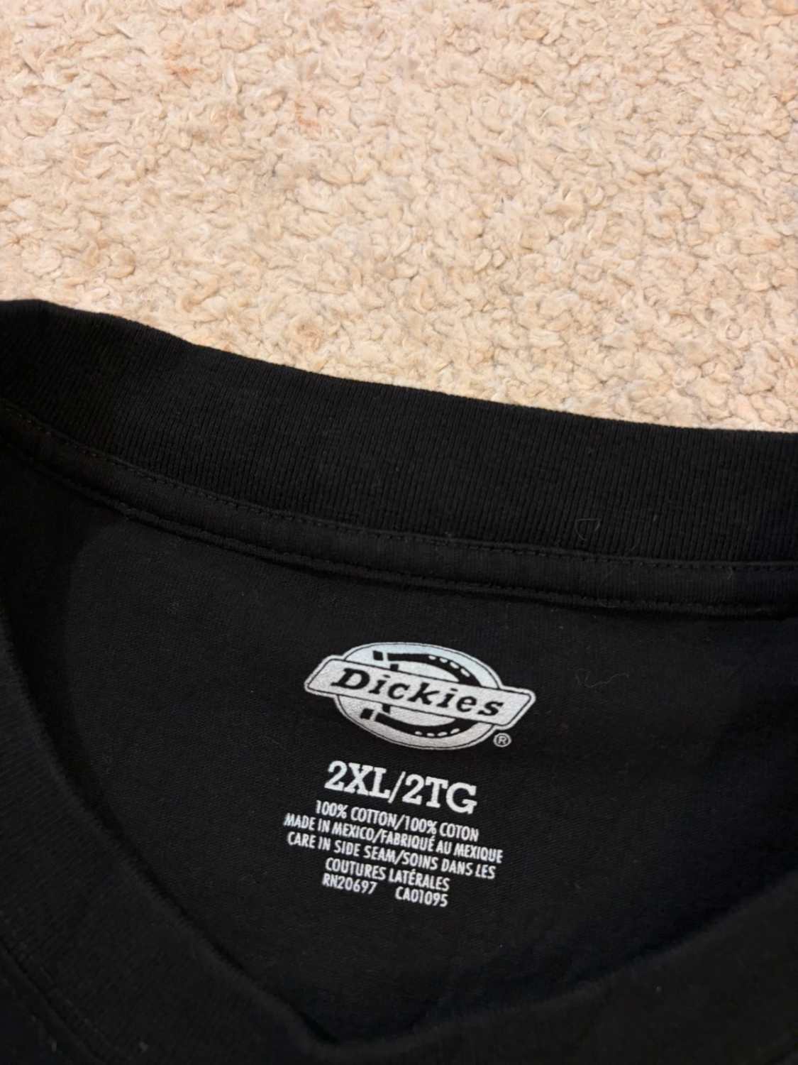 👕 T-shirt Dickies DVR - Noir - Manches Longues (2XL)