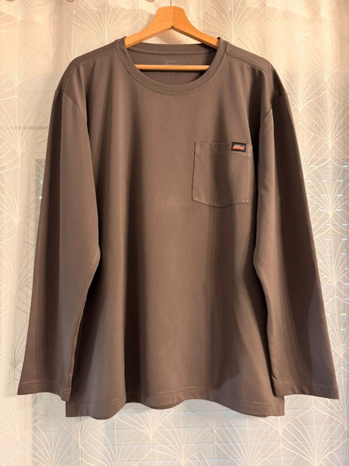 👕 T-shirt Dickies Manches Longues - Gris - Homme (L)