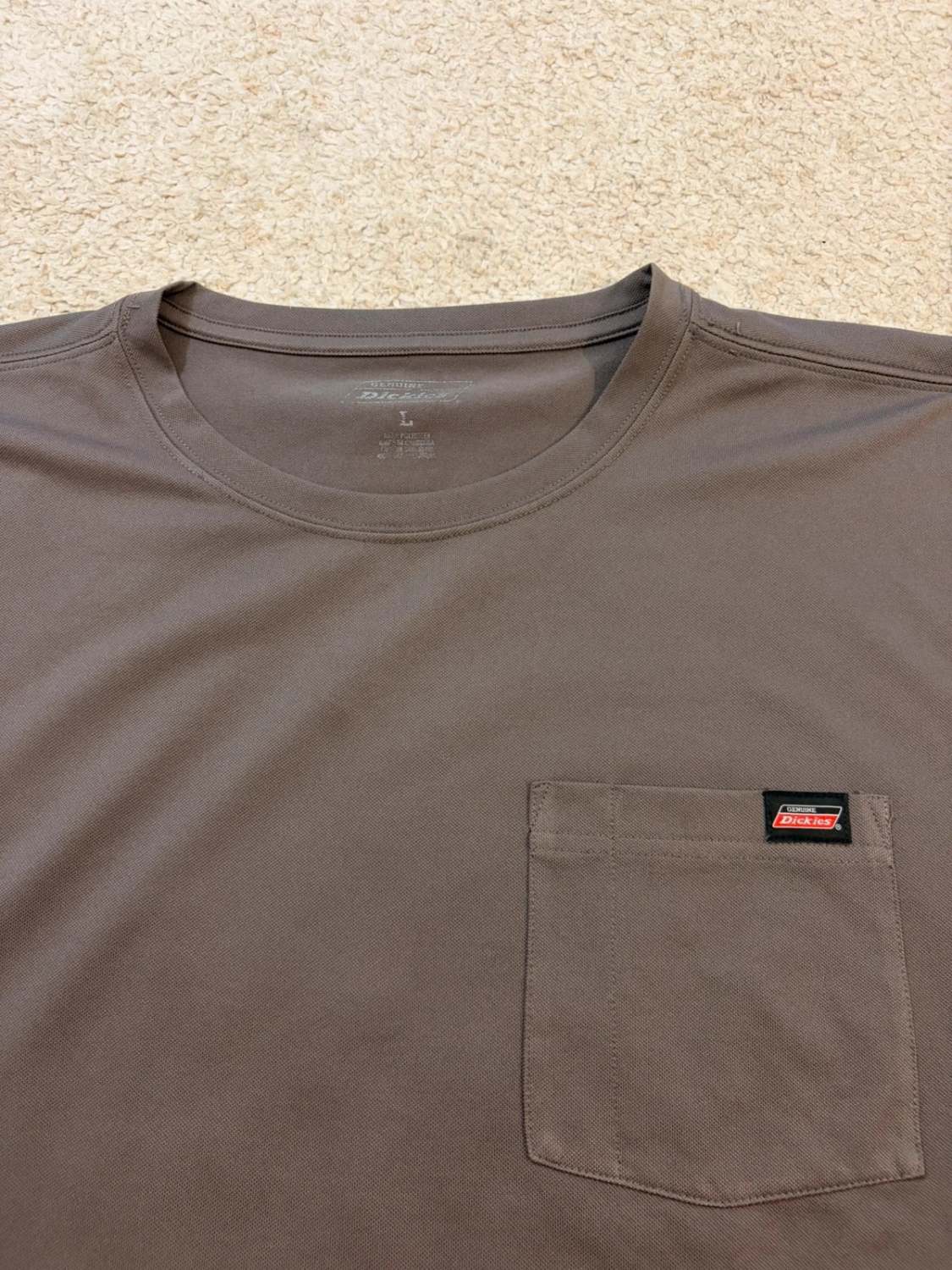 👕 T-shirt Dickies Manches Longues - Gris - Homme (L)