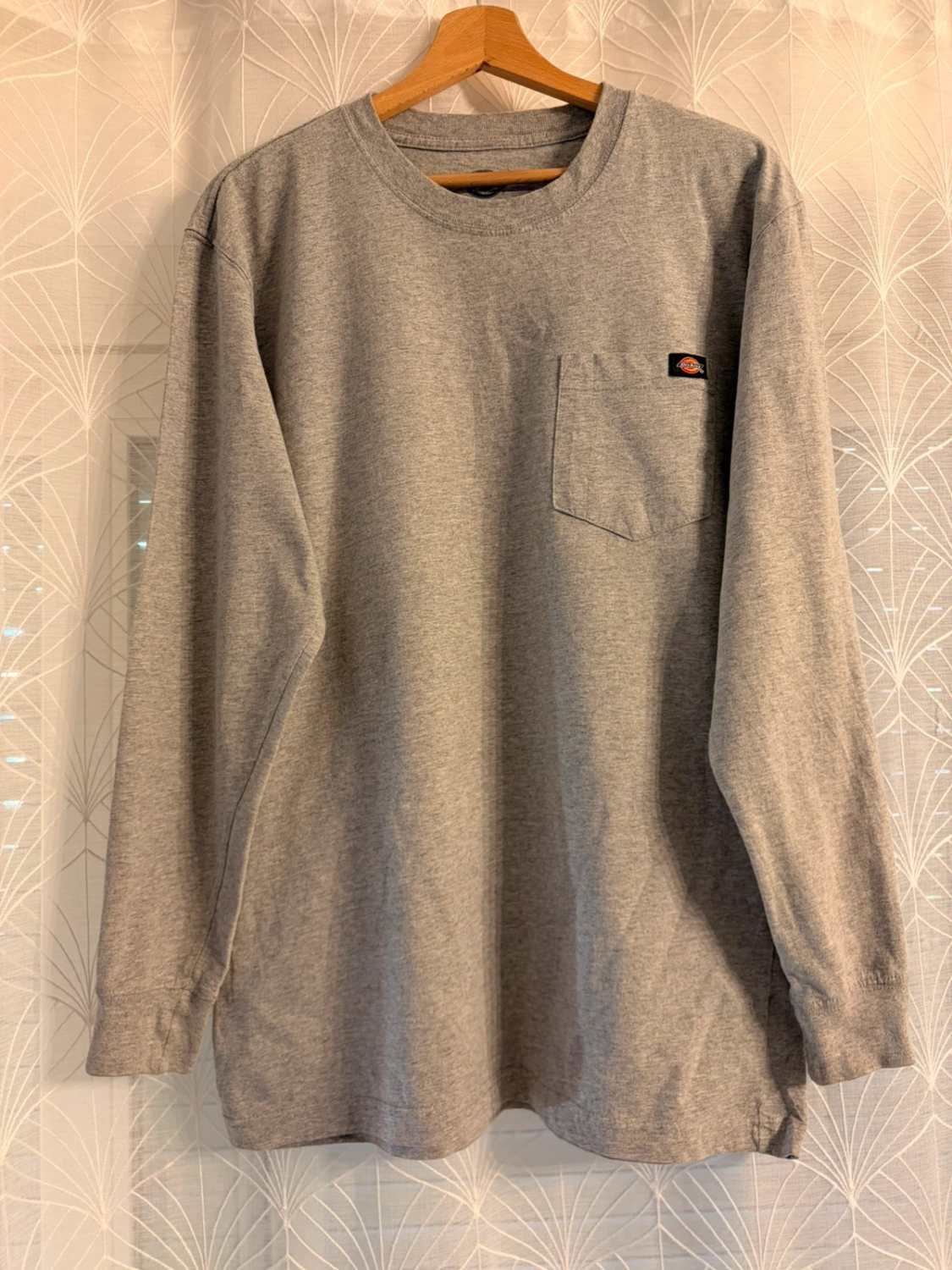 👕 T-shirt Dickies Manches Longues - Gris - Homme (M)