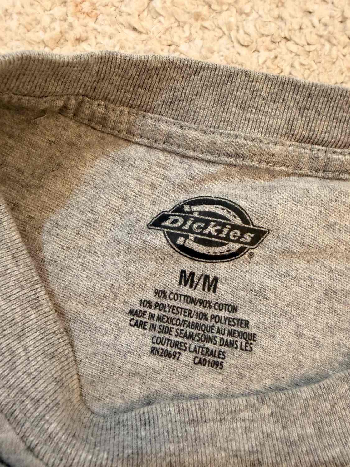 👕 T-shirt Dickies Manches Longues - Gris - Homme (M)