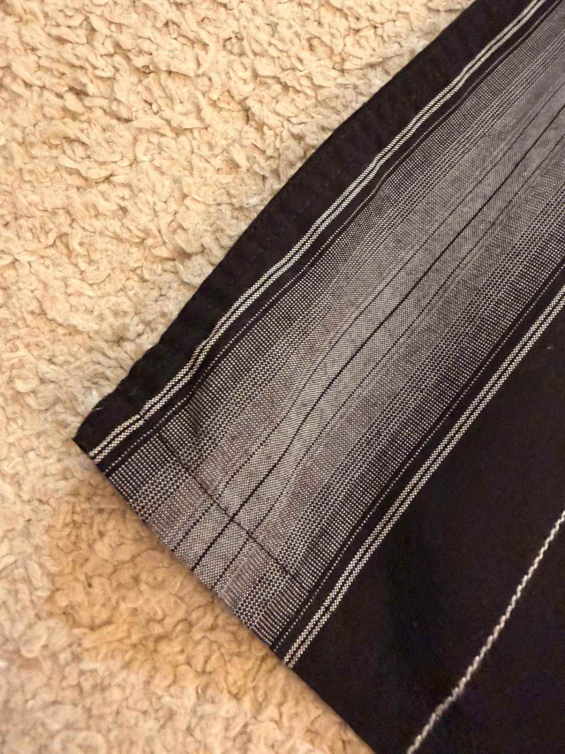 Chemise Pierre Cardin à Rayures - Noir & Gris - Homme (L)