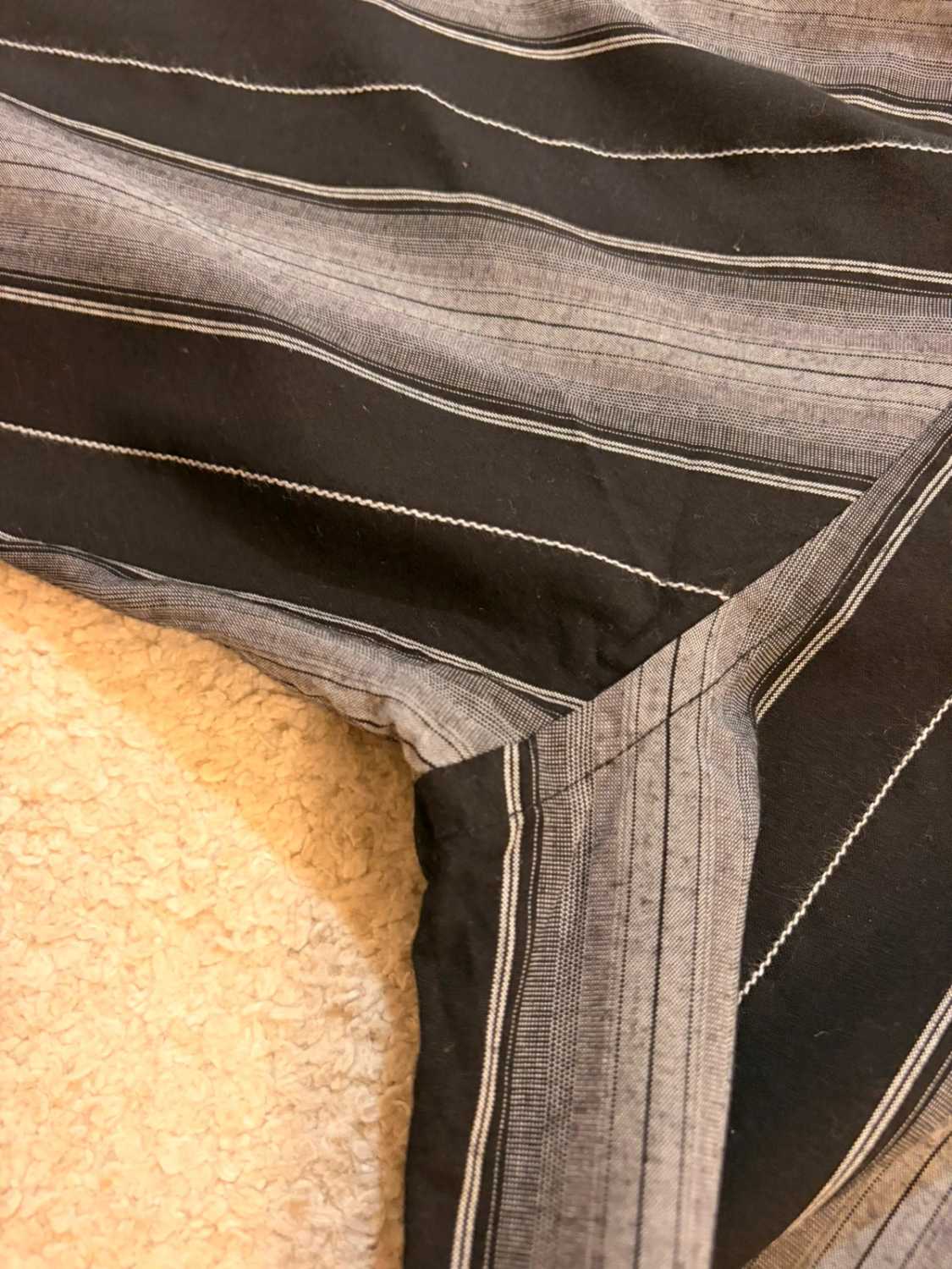 Chemise Pierre Cardin à Rayures - Noir & Gris - Homme (L)