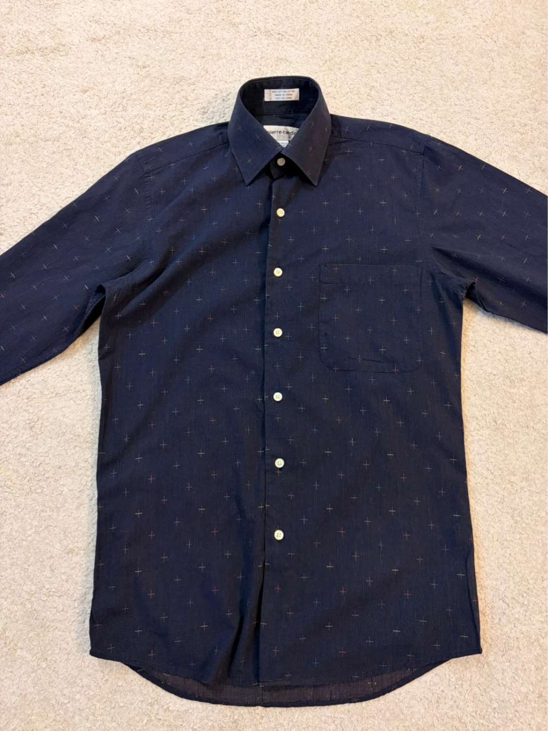 Chemise Pierre Cardin - Marine à Motifs - Homme (S)
