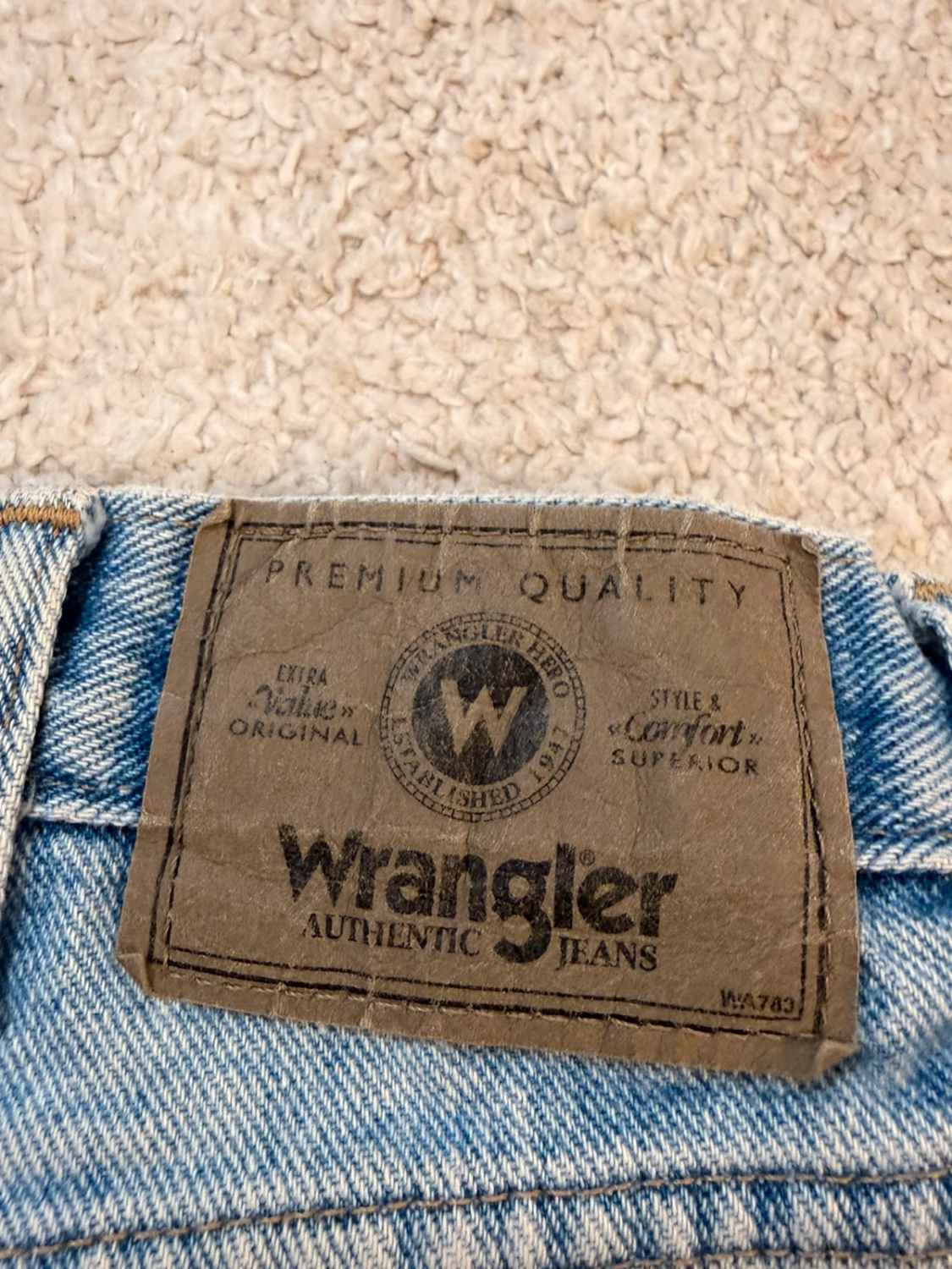 Jeans Wrangler Premium Quality - Bleu Clair - Homme (W38L30)