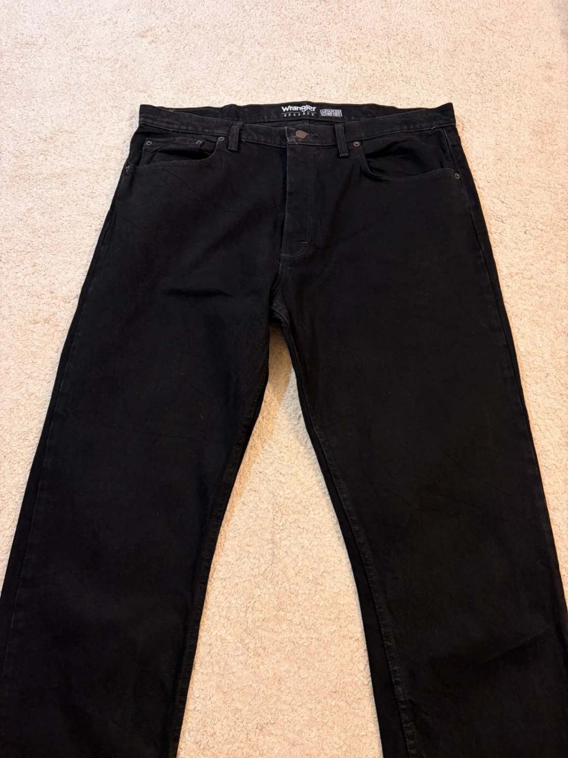 Jeans Wrangler Advanced Comfort - Noir - Homme (W38L29)