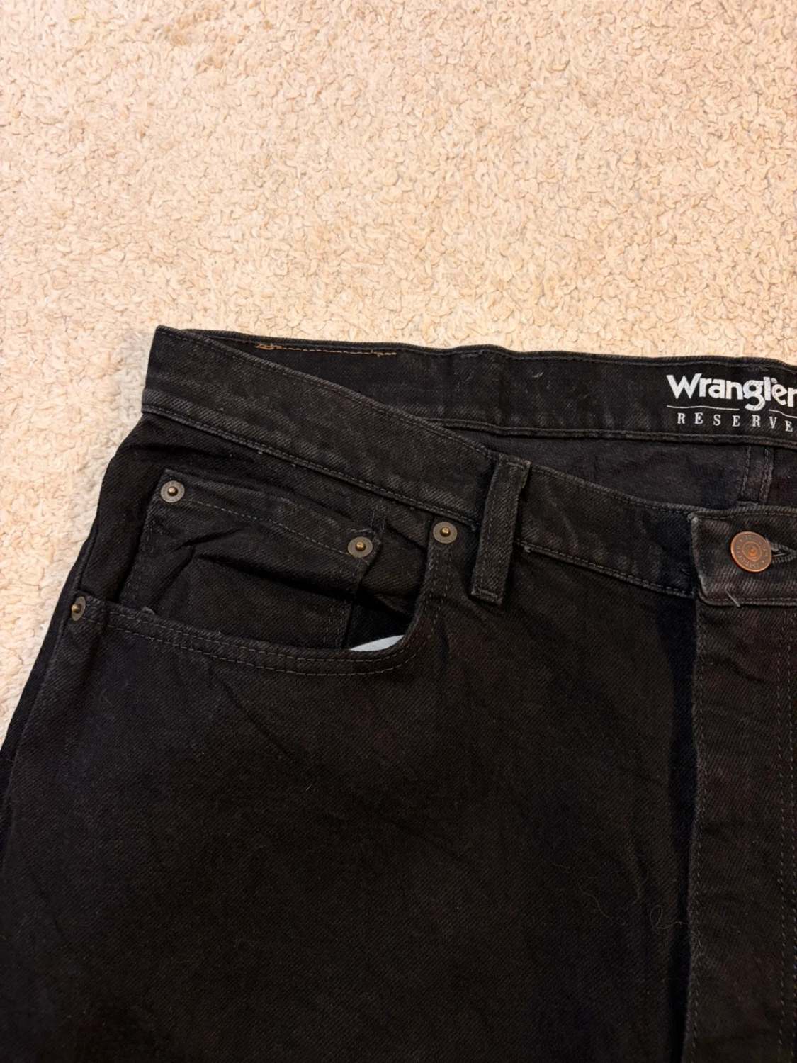Jeans Wrangler Advanced Comfort - Noir - Homme (W38L29)